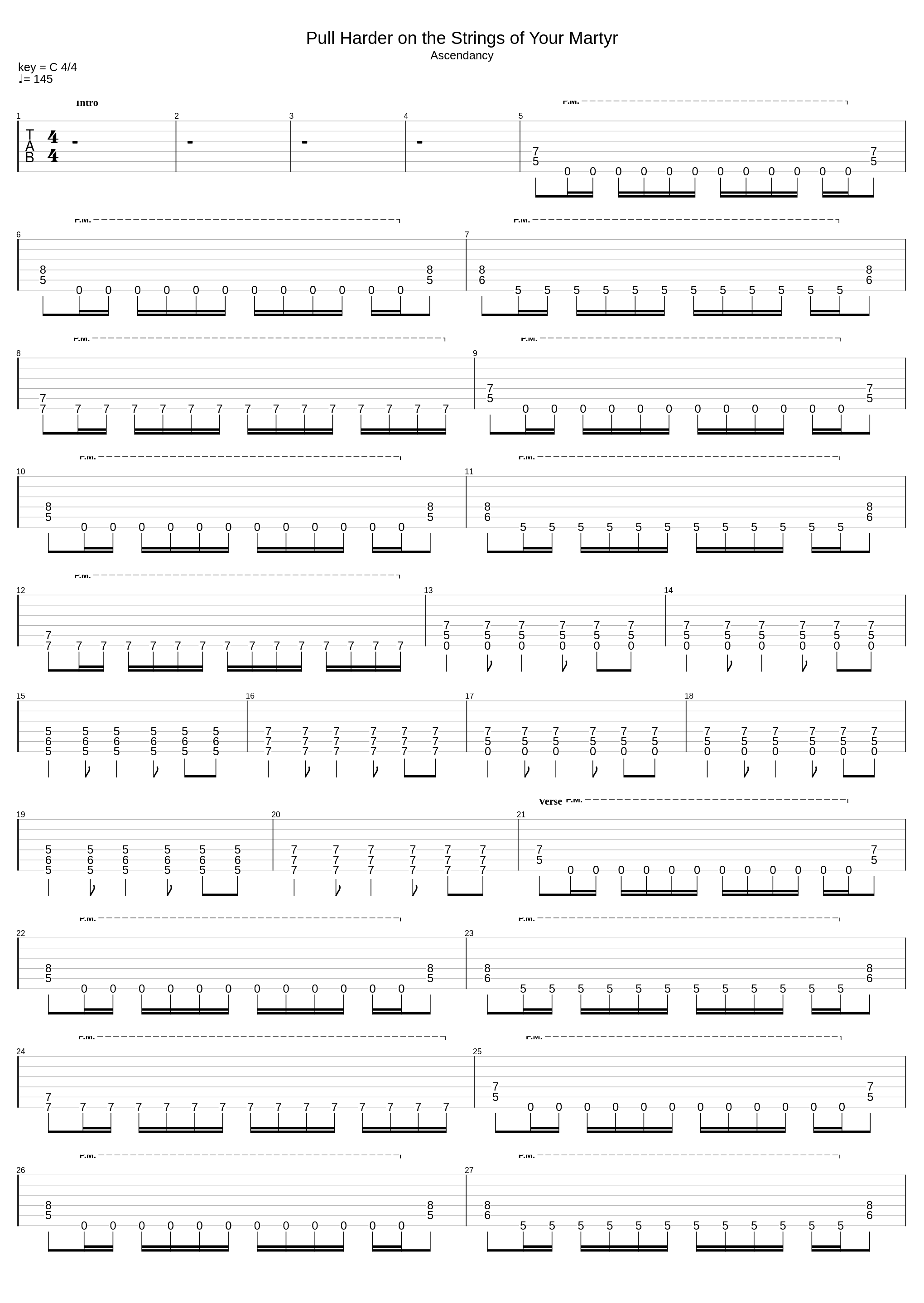 Pull Harder on the Strings of your Martyr (Drop C)_Trivium_1