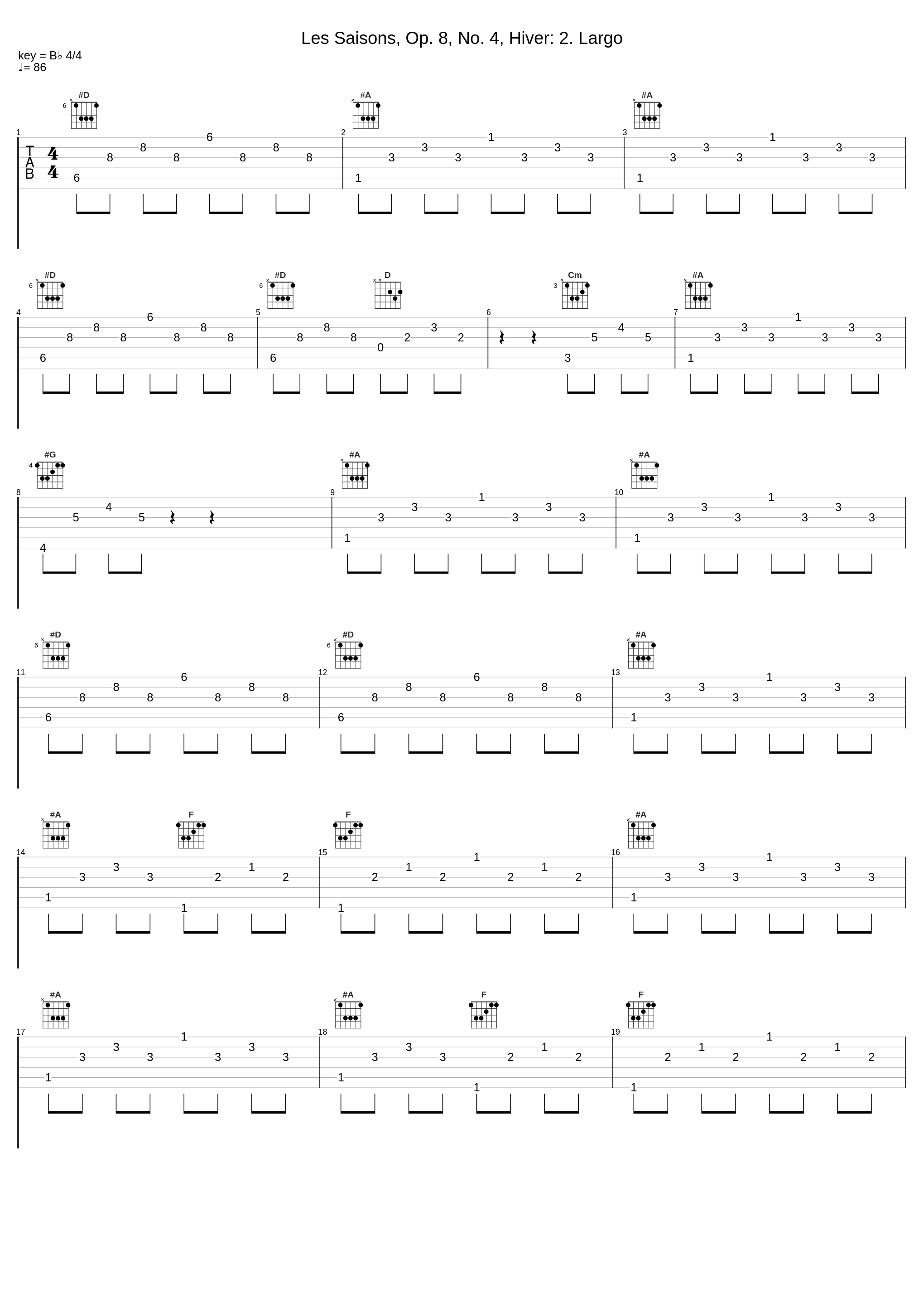 Les Saisons, Op. 8, No. 4, Hiver: 2. Largo_Marc André Fournel,Claire Pasquier,BACH JOHANN SEBASTIAN,Gluck Christoph Willibald,Mozart Wolgang Amadeus,SCHUBERT FRANZ,Catalani Alfredo,Fauré Gabriel,Gounod Charles,Christoph Willibald von Gluck,Massenet Jules,Wolfgang Amadeus Mozart,Rachmaninov Sergei,_1