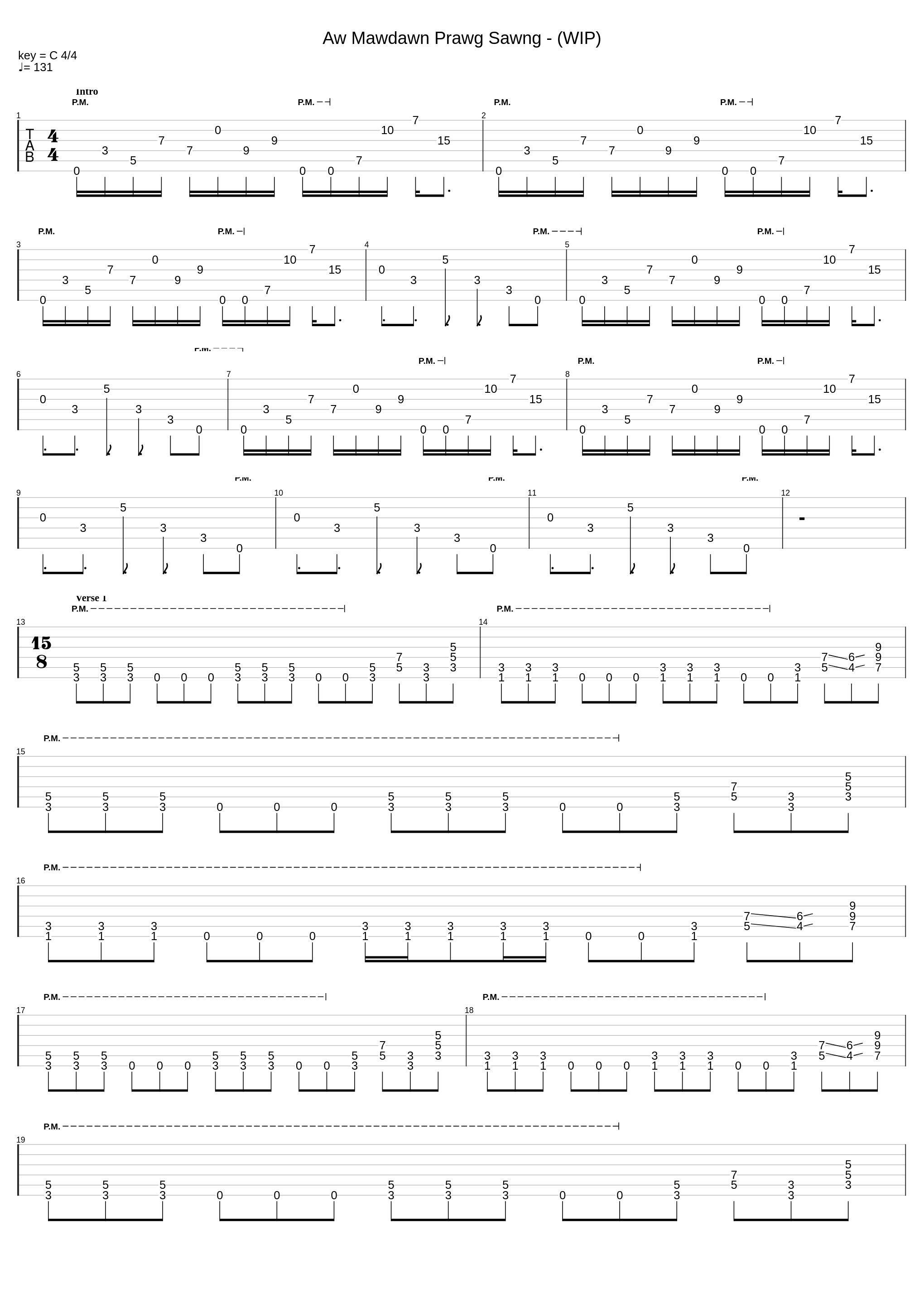 Aw Mawdawn Prawg Sawng - (WIP)_Jean-Luc Hoareau_1
