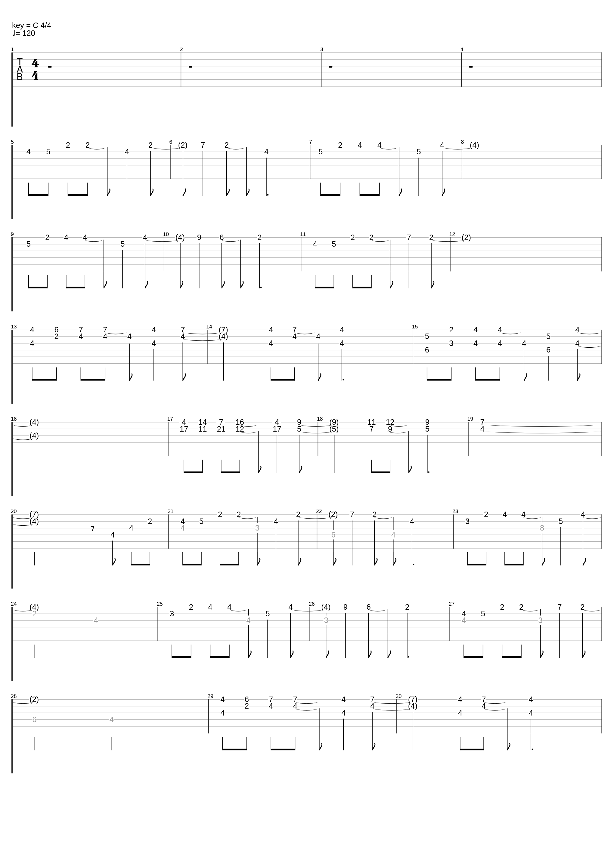 Theme from the Forrest Gump movie (Drop C)_Alan Silvestri_1