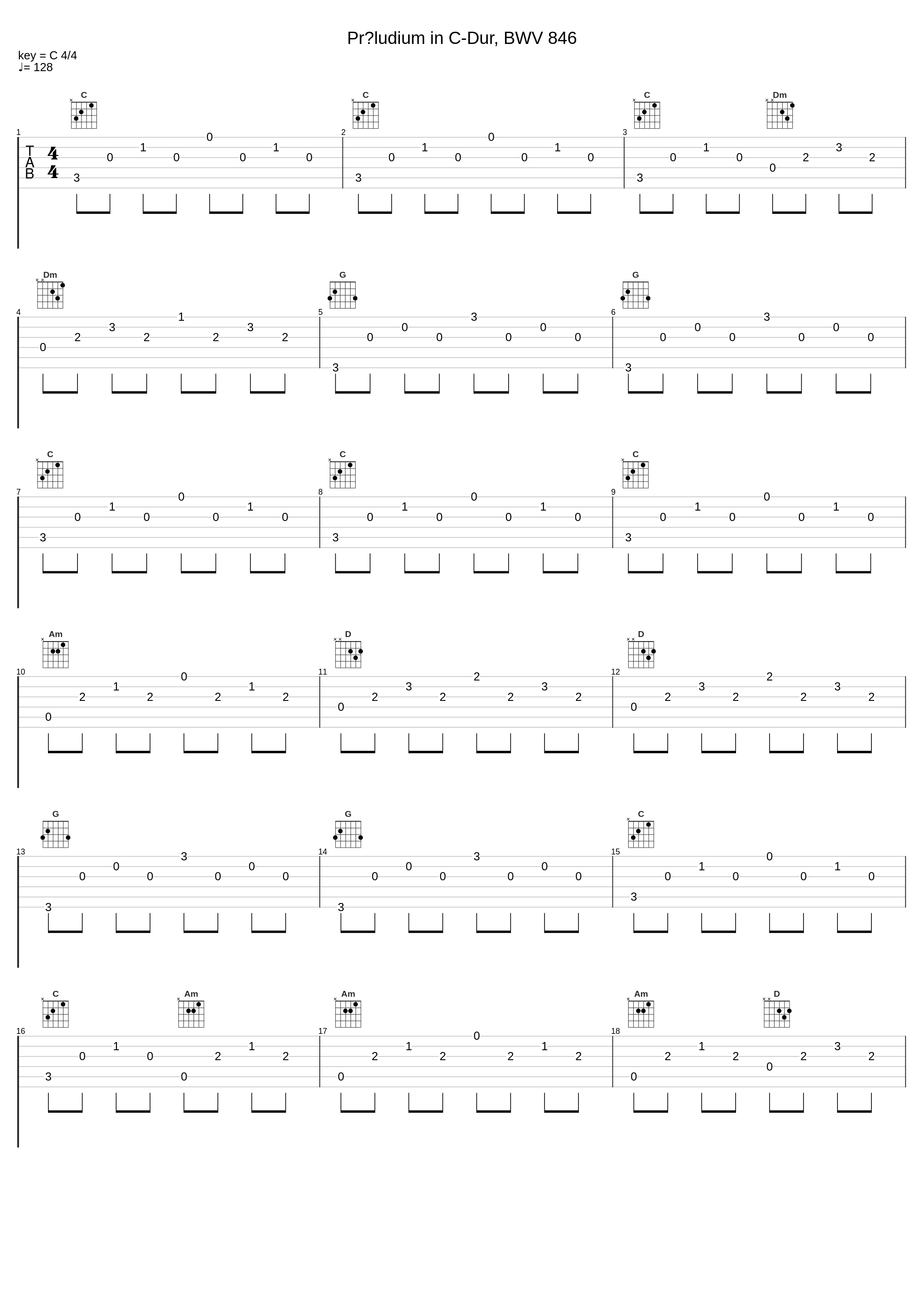 Präludium in C-Dur, BWV 846_Ute Katharina_1