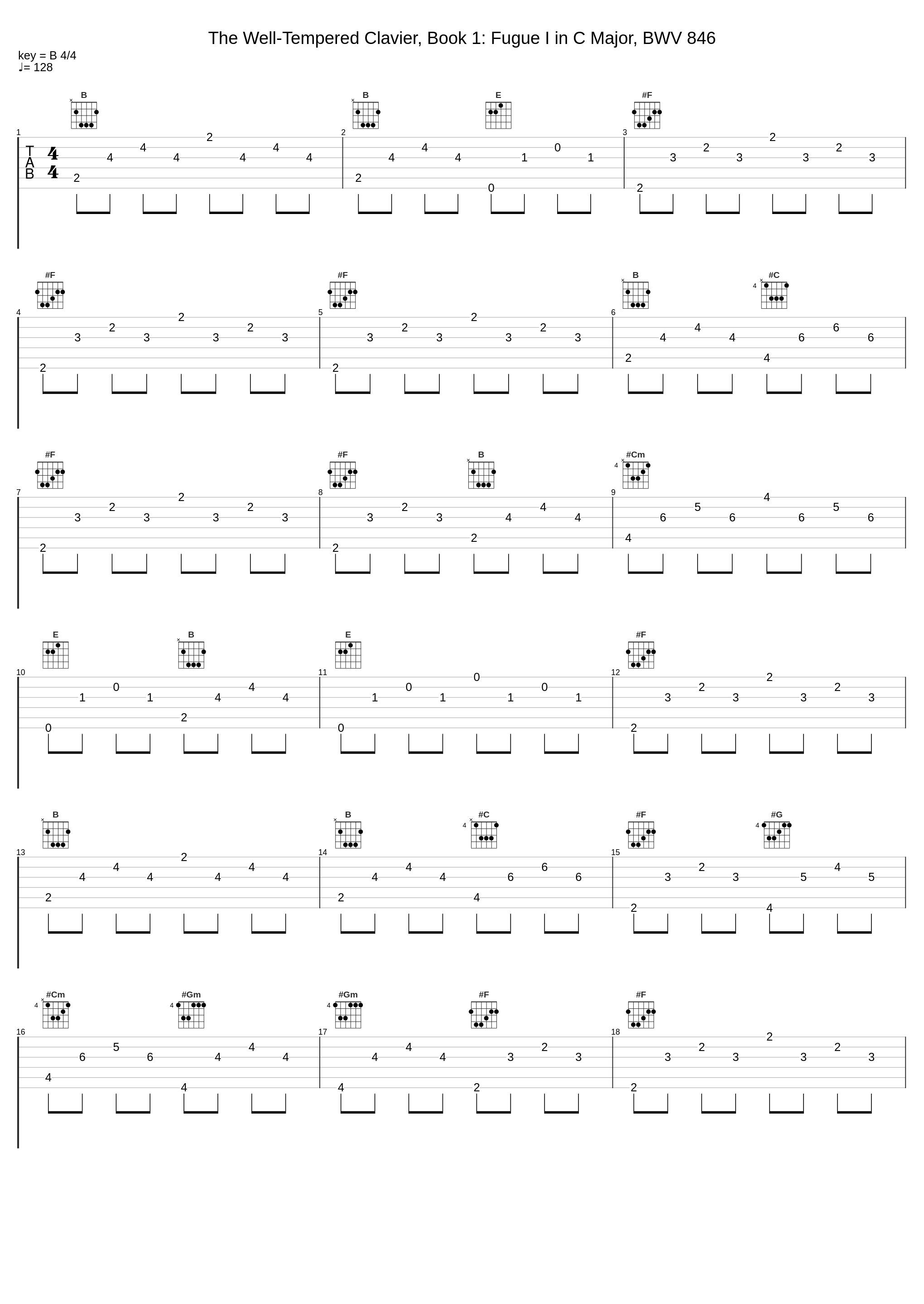 The Well-Tempered Clavier, Book 1: Fugue I in C Major, BWV 846_Céline Frisch,Johann Sebastian Bach_1