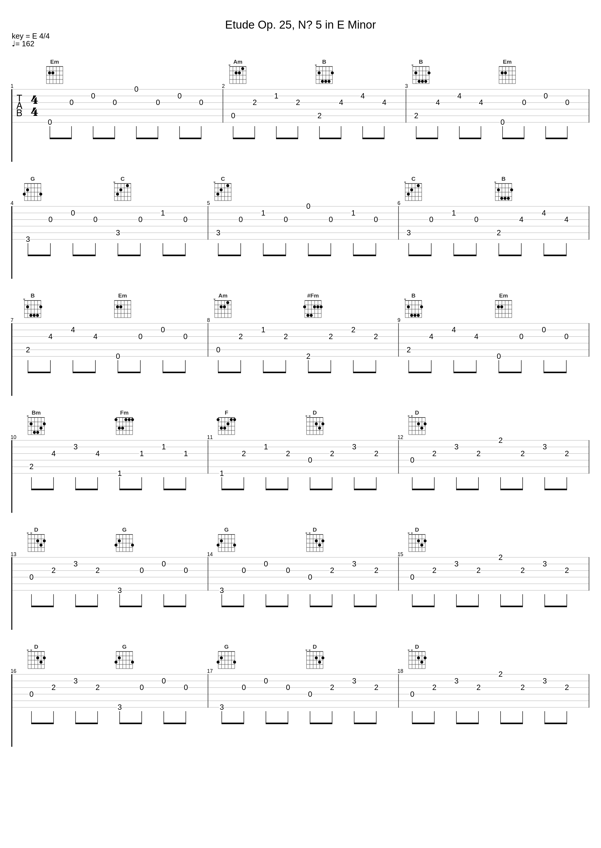 Etude Op. 25, Nº 5 in E Minor_Frédéric Chopin,Miguel Ángel Scebba_1