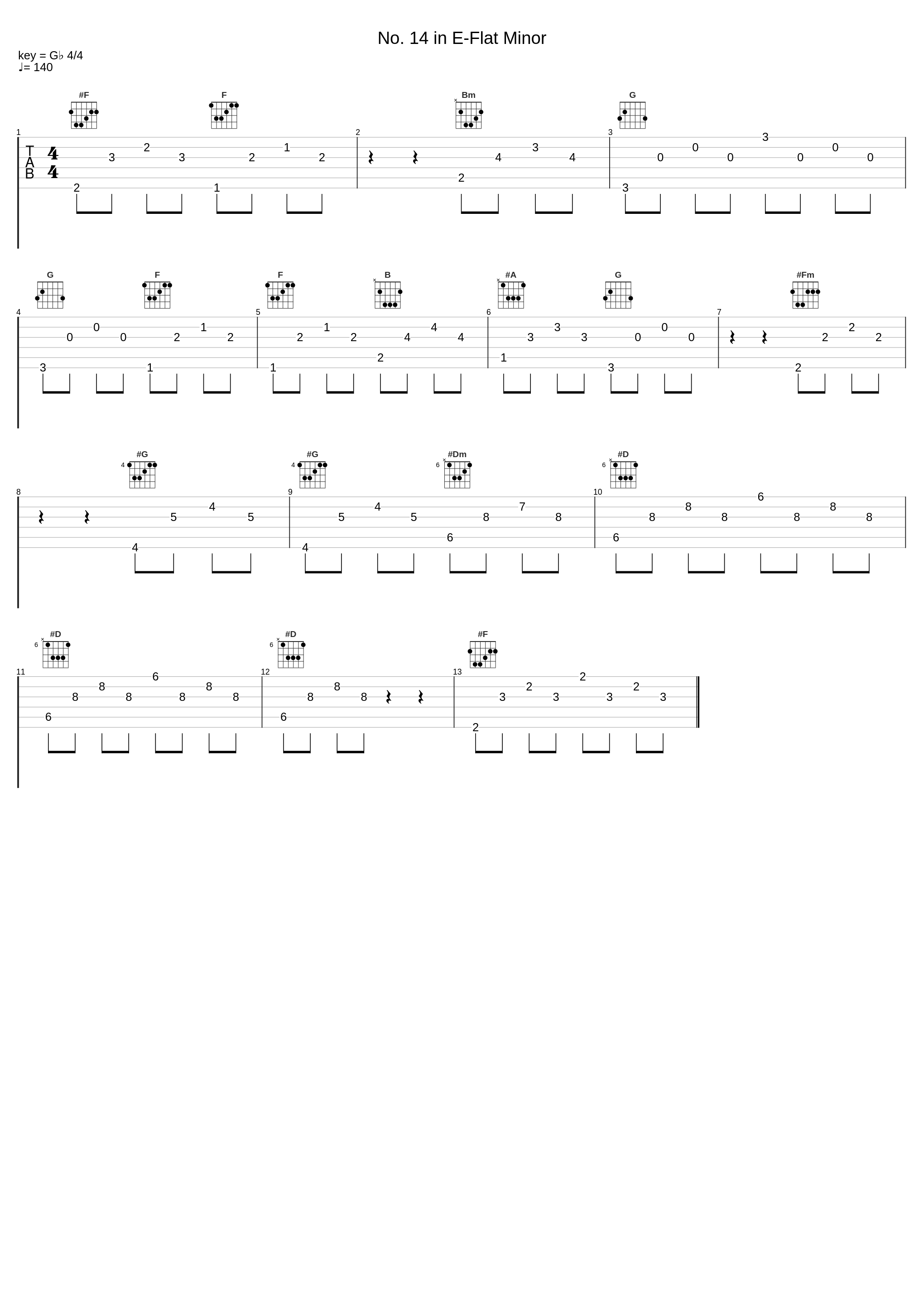 No. 14 in E-Flat Minor_Samson François_1