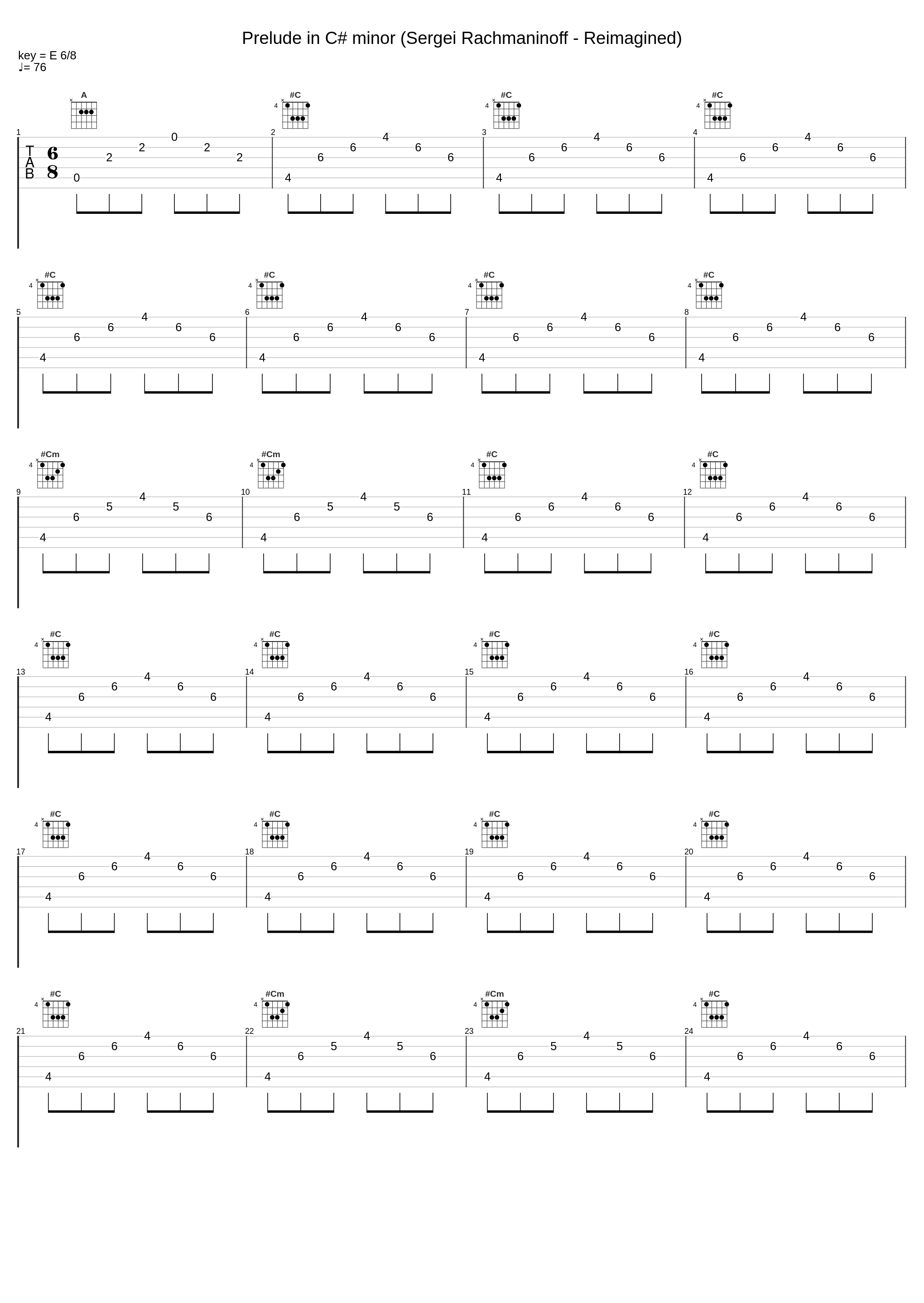 Prelude in C# minor (Sergei Rachmaninoff - Reimagined)_Audiomachine_1