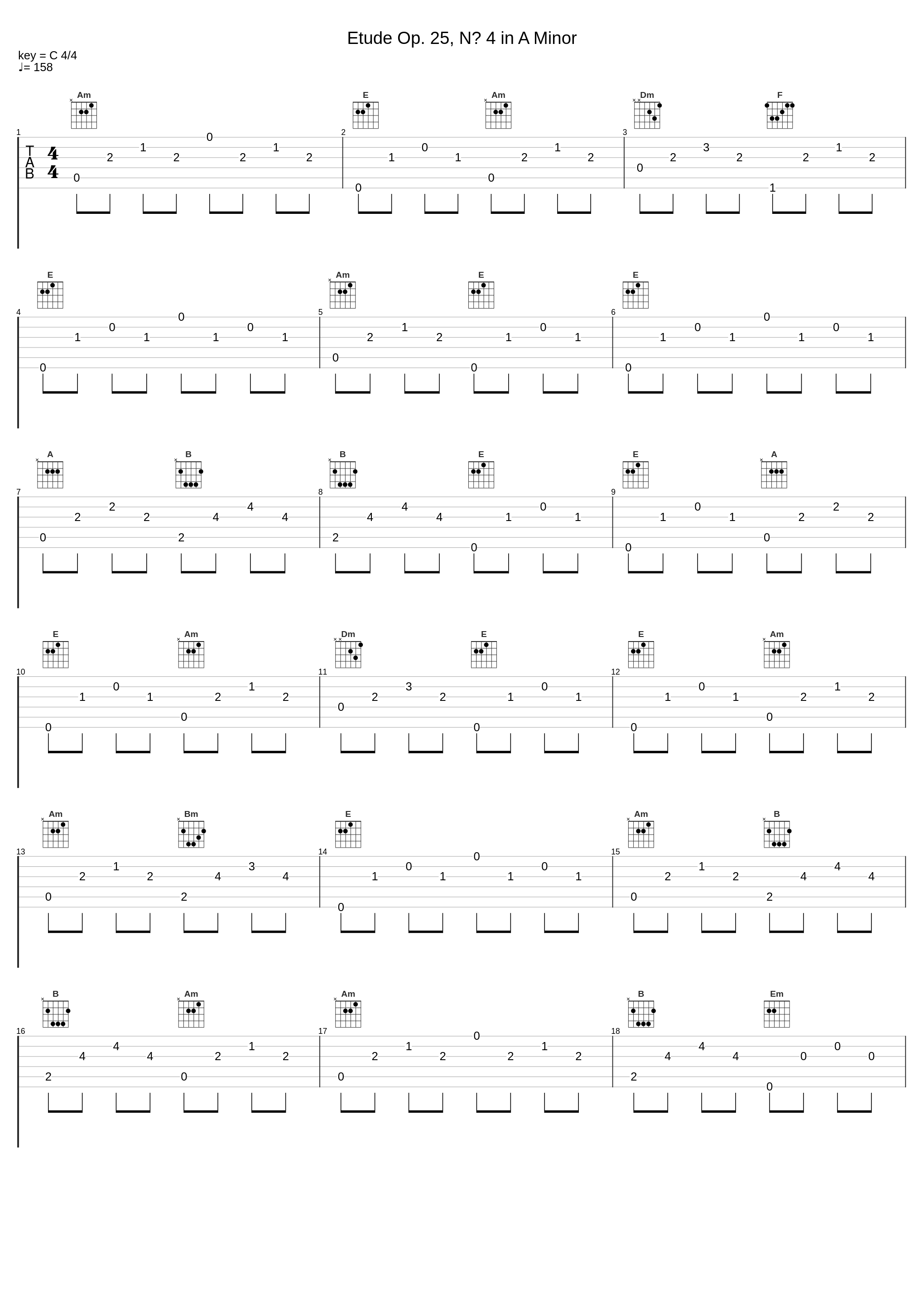 Etude Op. 25, Nº 4 in A Minor_Frédéric Chopin,Miguel Ángel Scebba_1