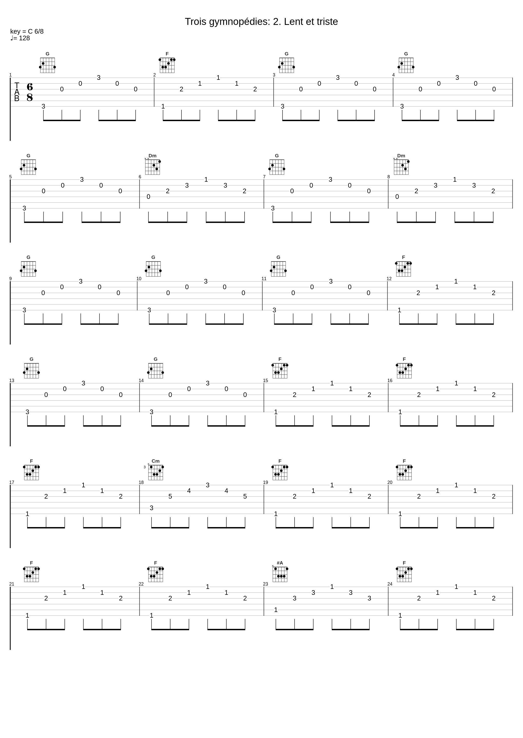 Trois gymnopédies: 2. Lent et triste_Marc André Fournel,Claire Pasquier,BACH JOHANN SEBASTIAN,Gluck Christoph Willibald,Mozart Wolgang Amadeus,SCHUBERT FRANZ,Catalani Alfredo,Fauré Gabriel,Gounod Charles,Christoph Willibald von Gluck,Massenet Jules,Wolfgang Amadeus Mozart,Rachmaninov Sergei,_1