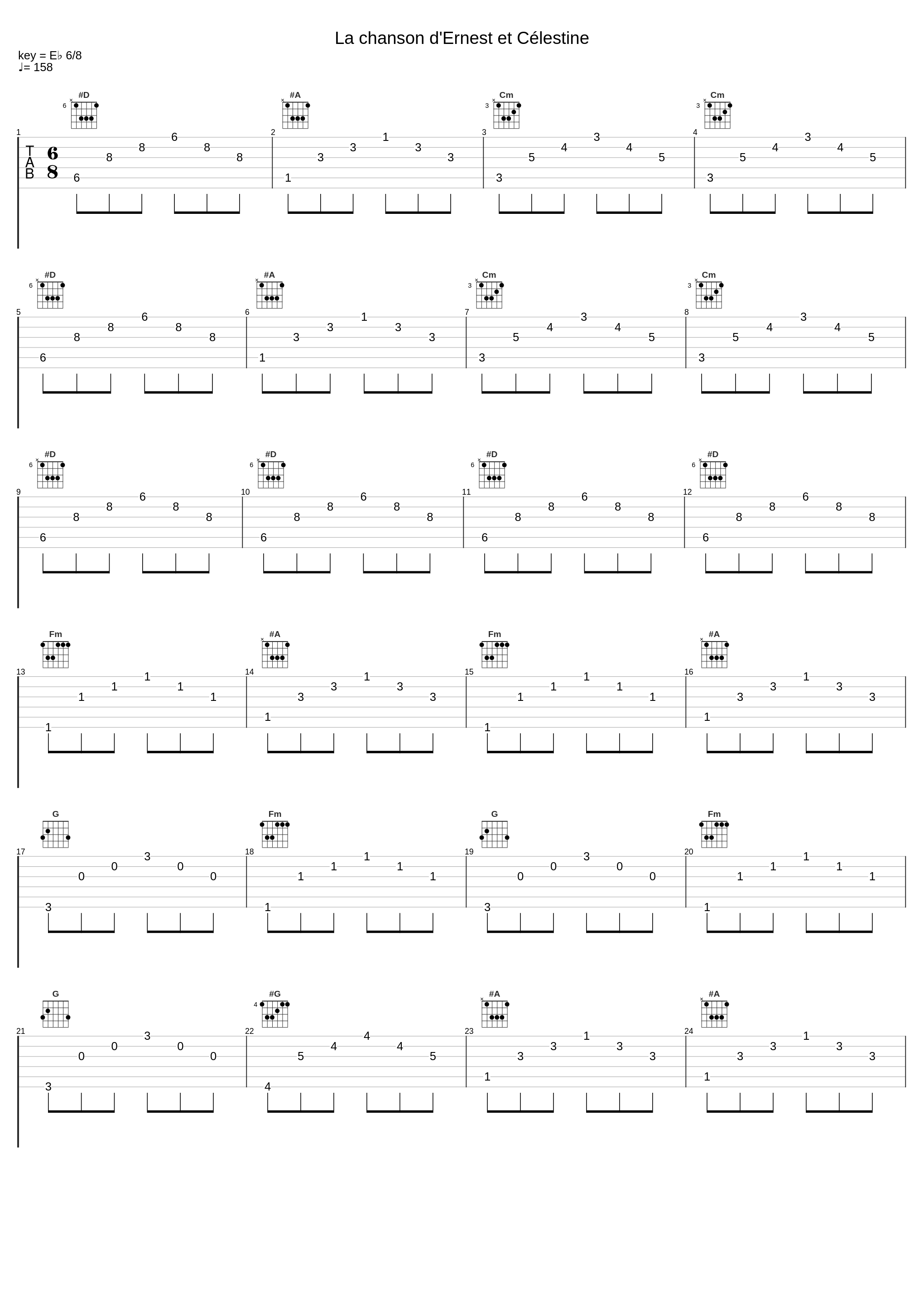 La chanson d'Ernest et Célestine_Vincent Courtois,Thomas Fersen_1