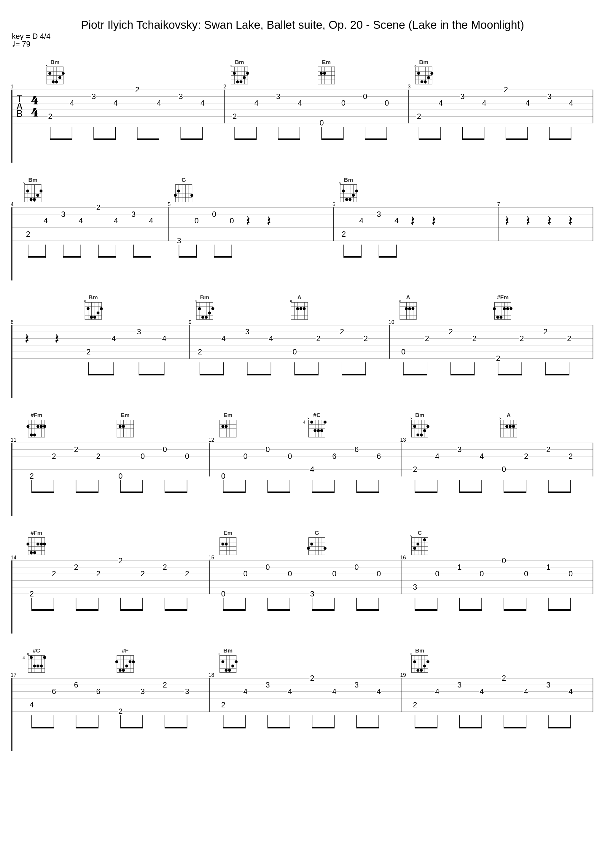 Piotr Ilyich Tchaikovsky: Swan Lake, Ballet suite, Op. 20 - Scene (Lake in the Moonlight)_Pyotr Ilyich Tchaikovsky_1