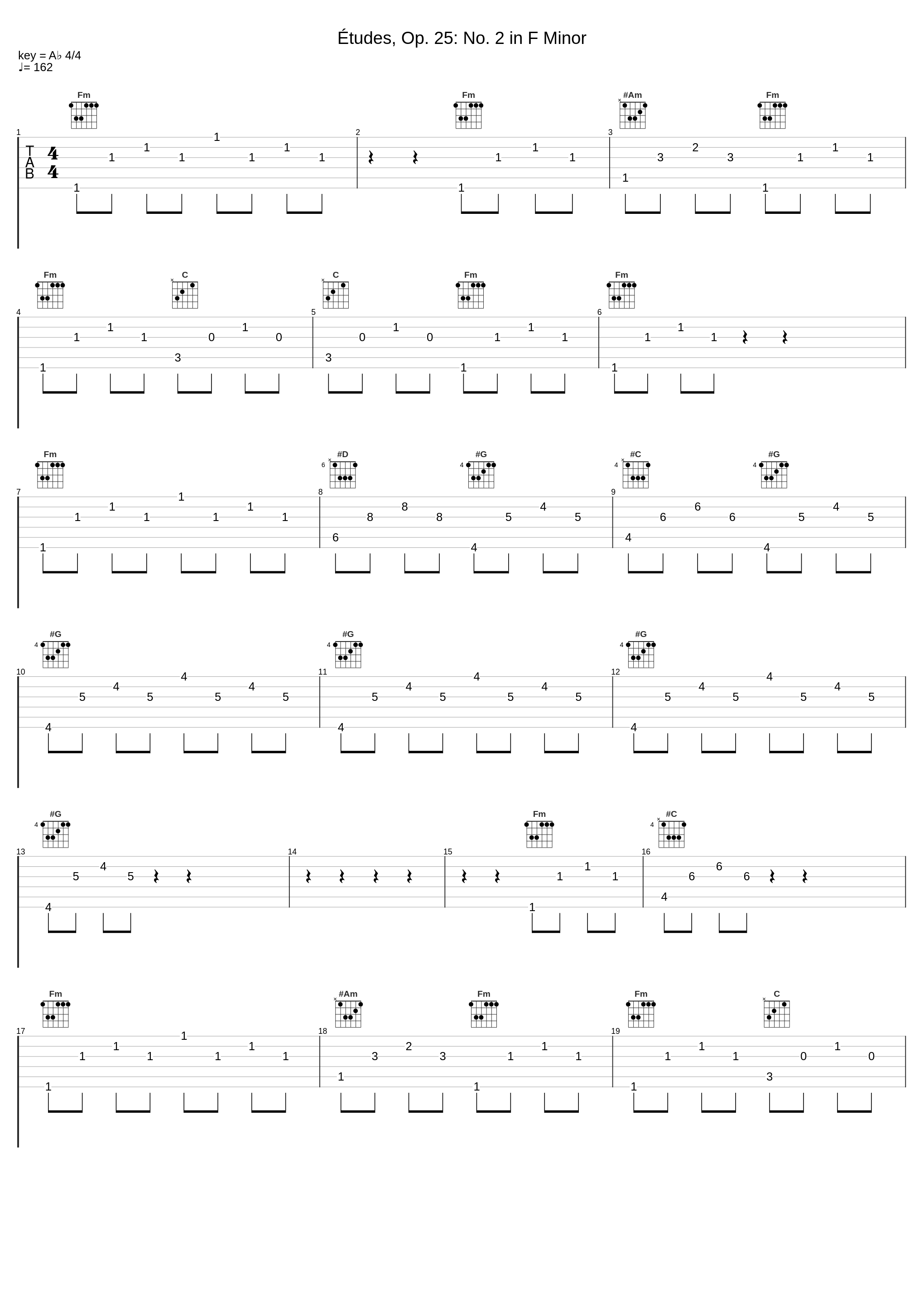 Études, Op. 25: No.  2 in F Minor_Sonya Bach,Frédéric Chopin_1