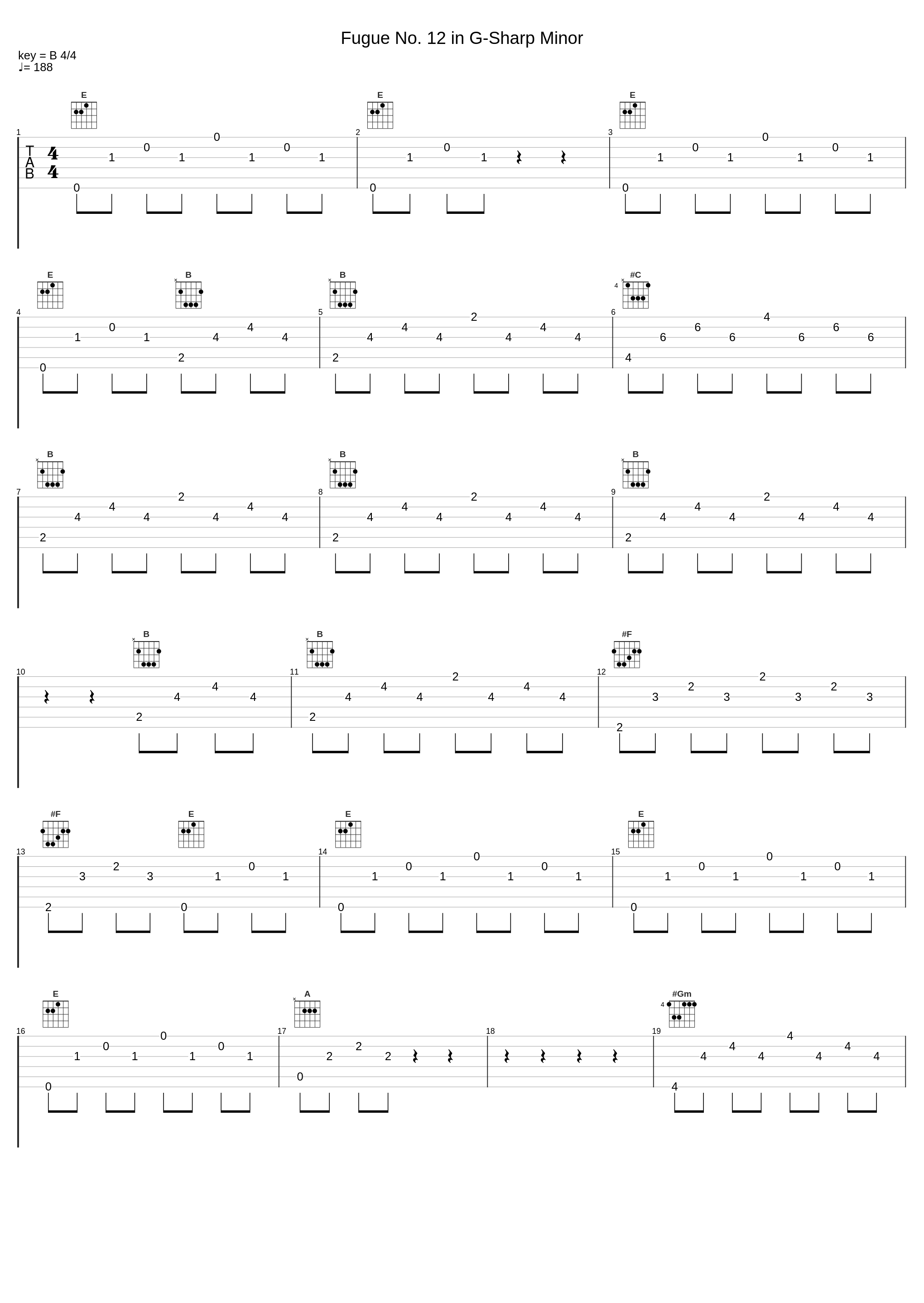 Fugue No. 12 in G-Sharp Minor_Igor Levit,Dmitri Shostakovich_1