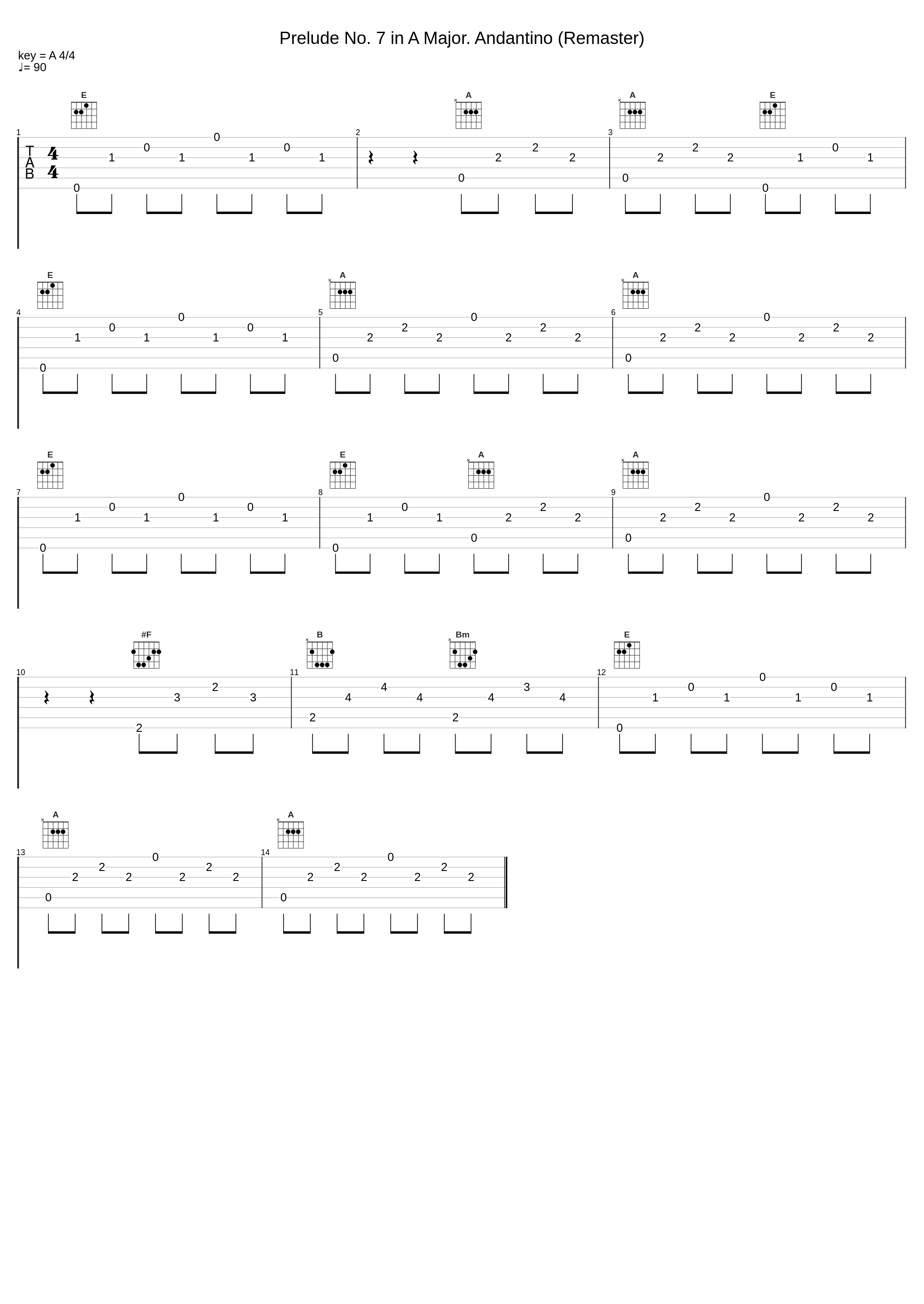 Prelude No. 7 in A Major. Andantino (Remaster)_Frédéric Chopin,傅聪_1