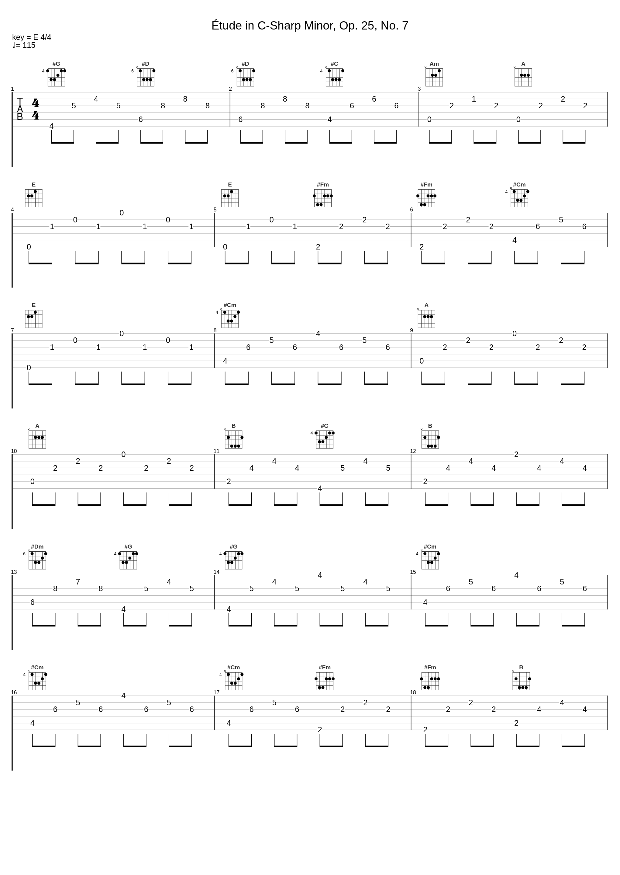 Étude in C-Sharp Minor, Op. 25, No. 7_Andre Watts,Frédéric Chopin_1