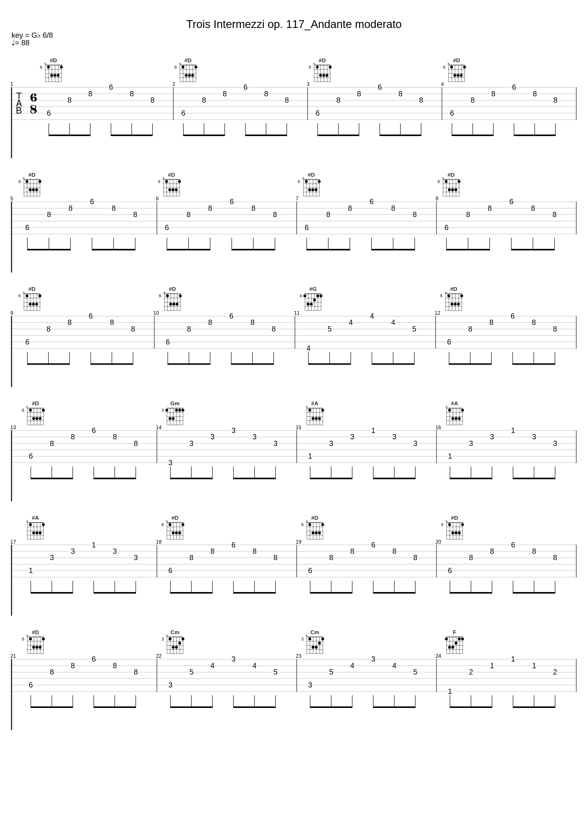 Trois Intermezzi op. 117_Andante moderato_Inger Södergren,Johannes Brahms_1