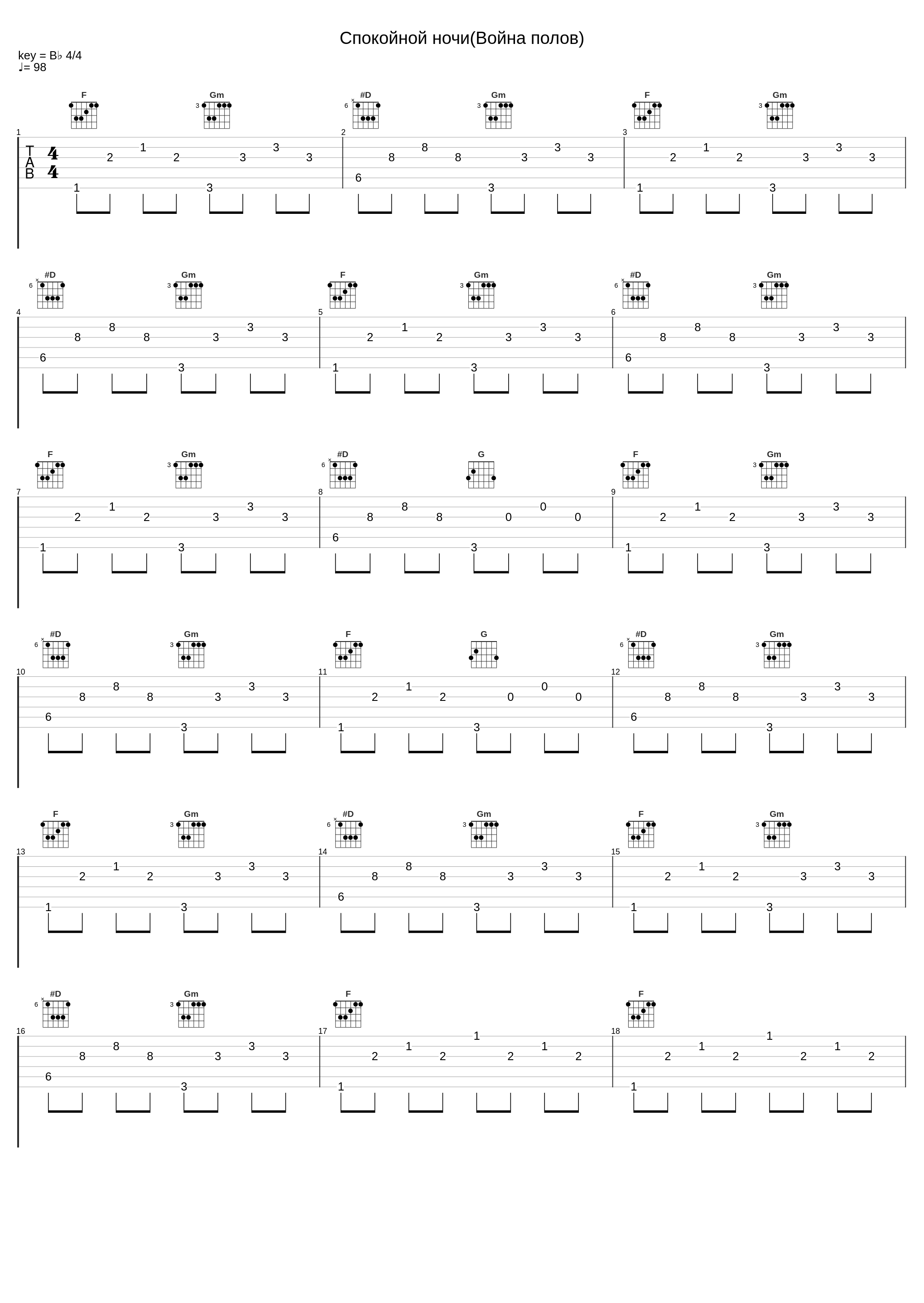 Спокойной ночи(Война полов)_I.F.K._1