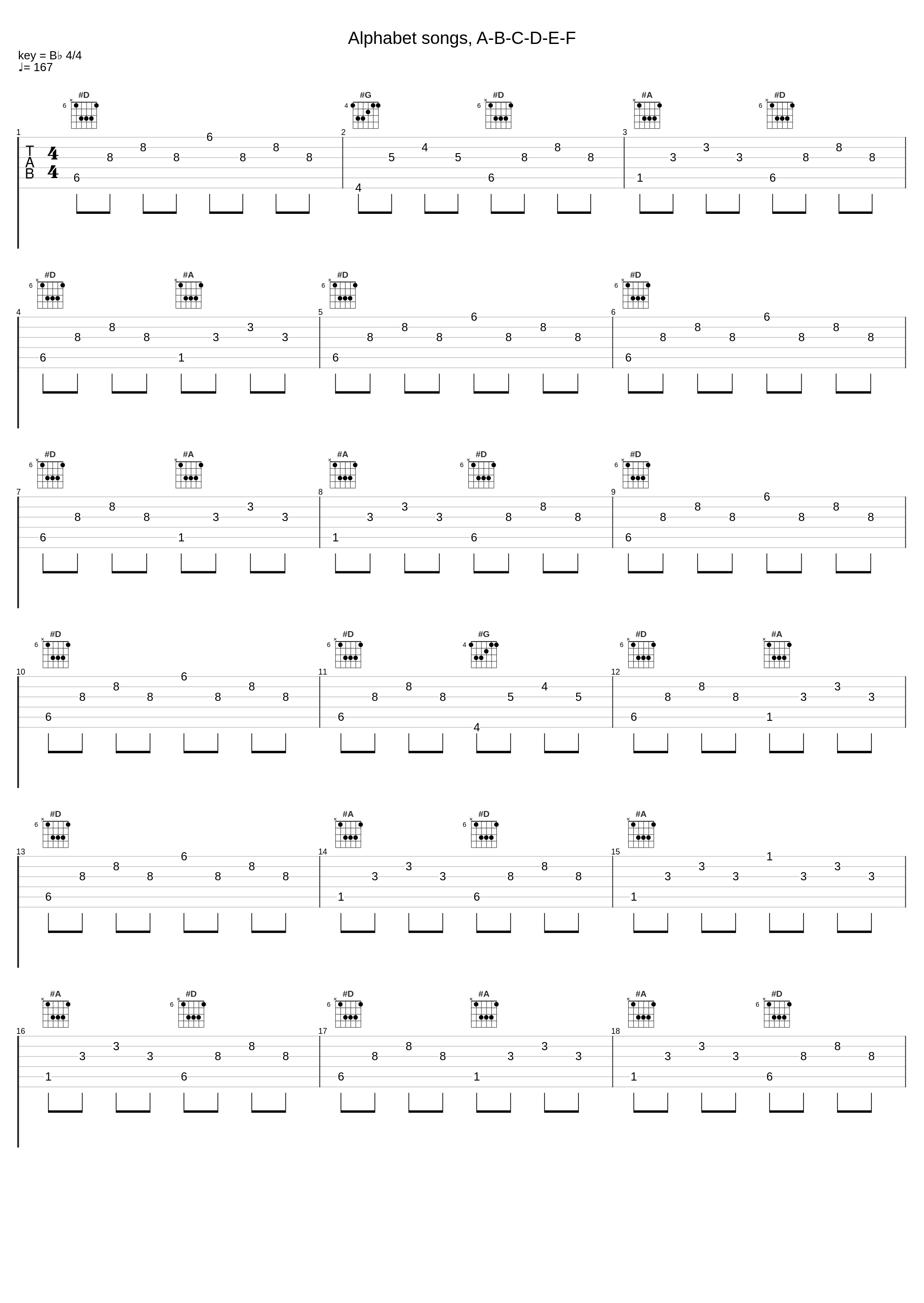 Alphabet songs, A-B-C-D-E-F_Harry Macdonough_1