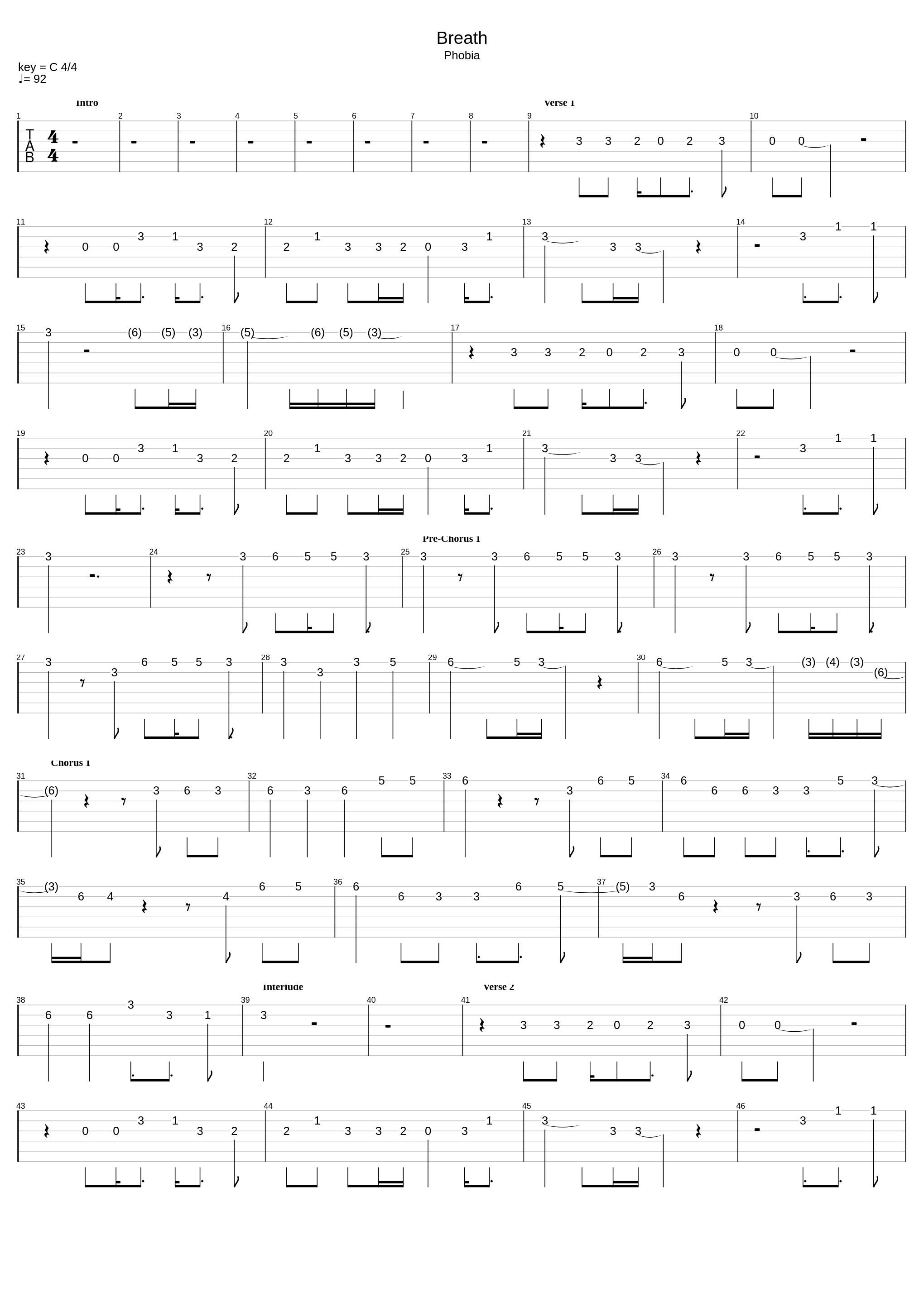 Breath (Drop C, Original Key)_Breaking Benjamin_1