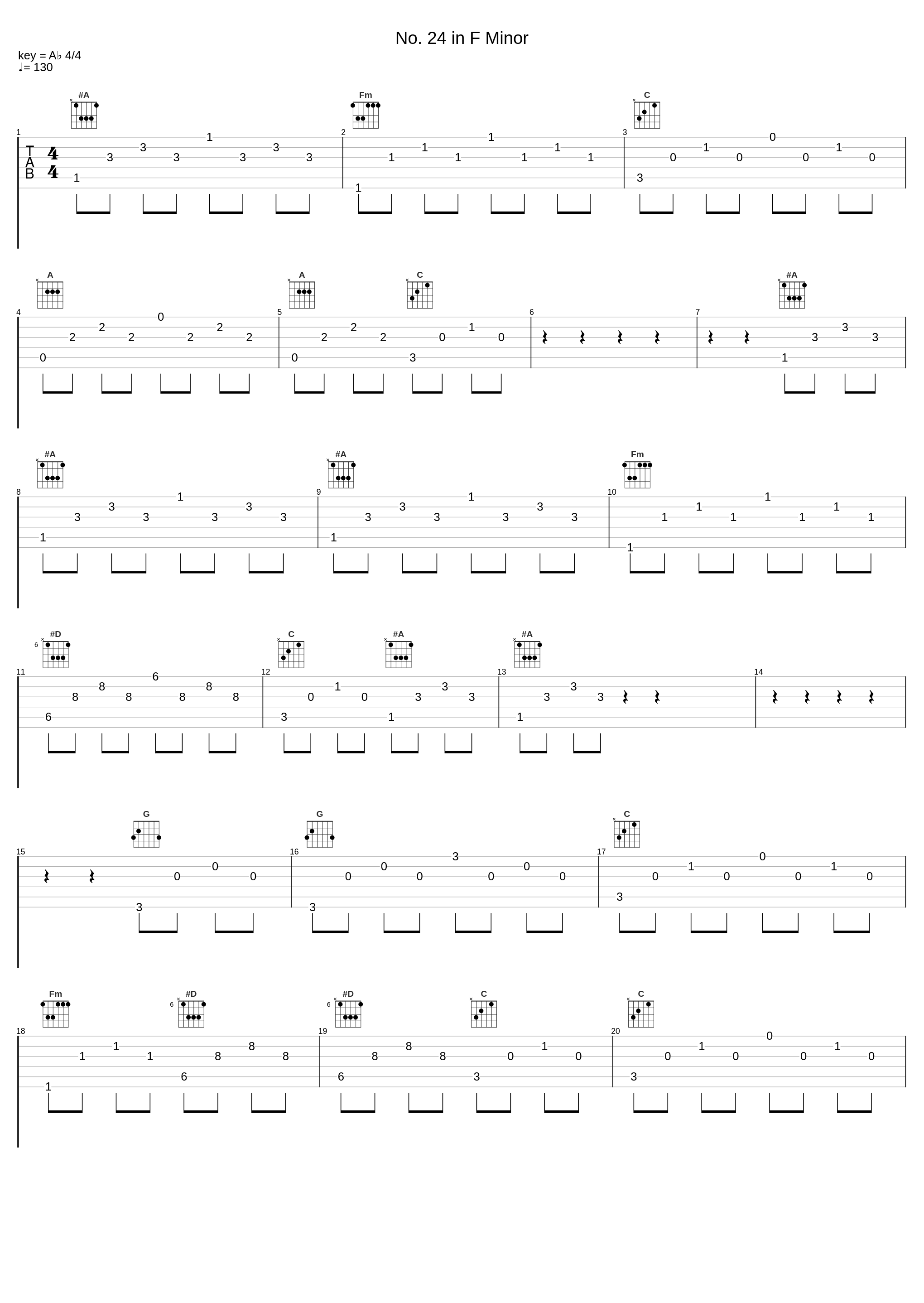 No. 24 in F Minor_John Khouri,Johann Nepomuk Hummel_1