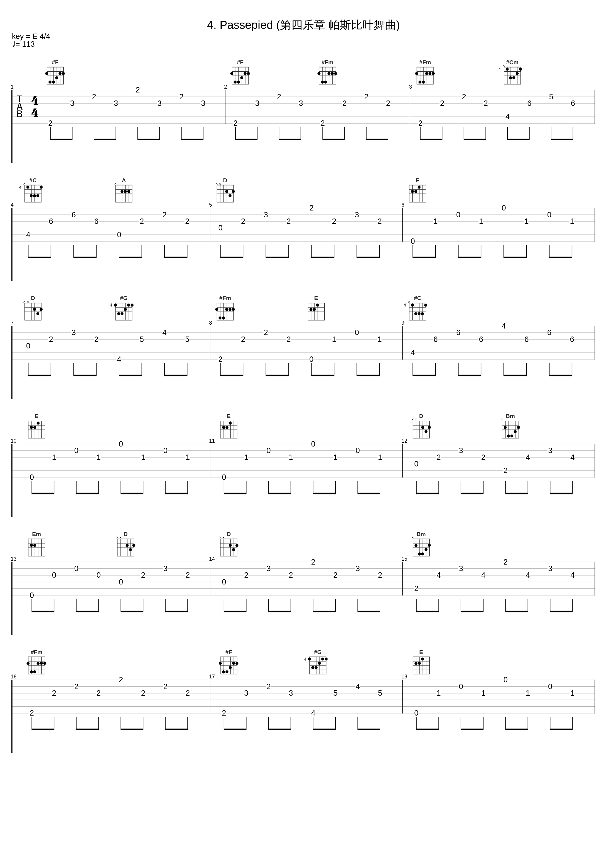 4. Passepied (第四乐章 帕斯比叶舞曲)_Alexis Weissenberg_1