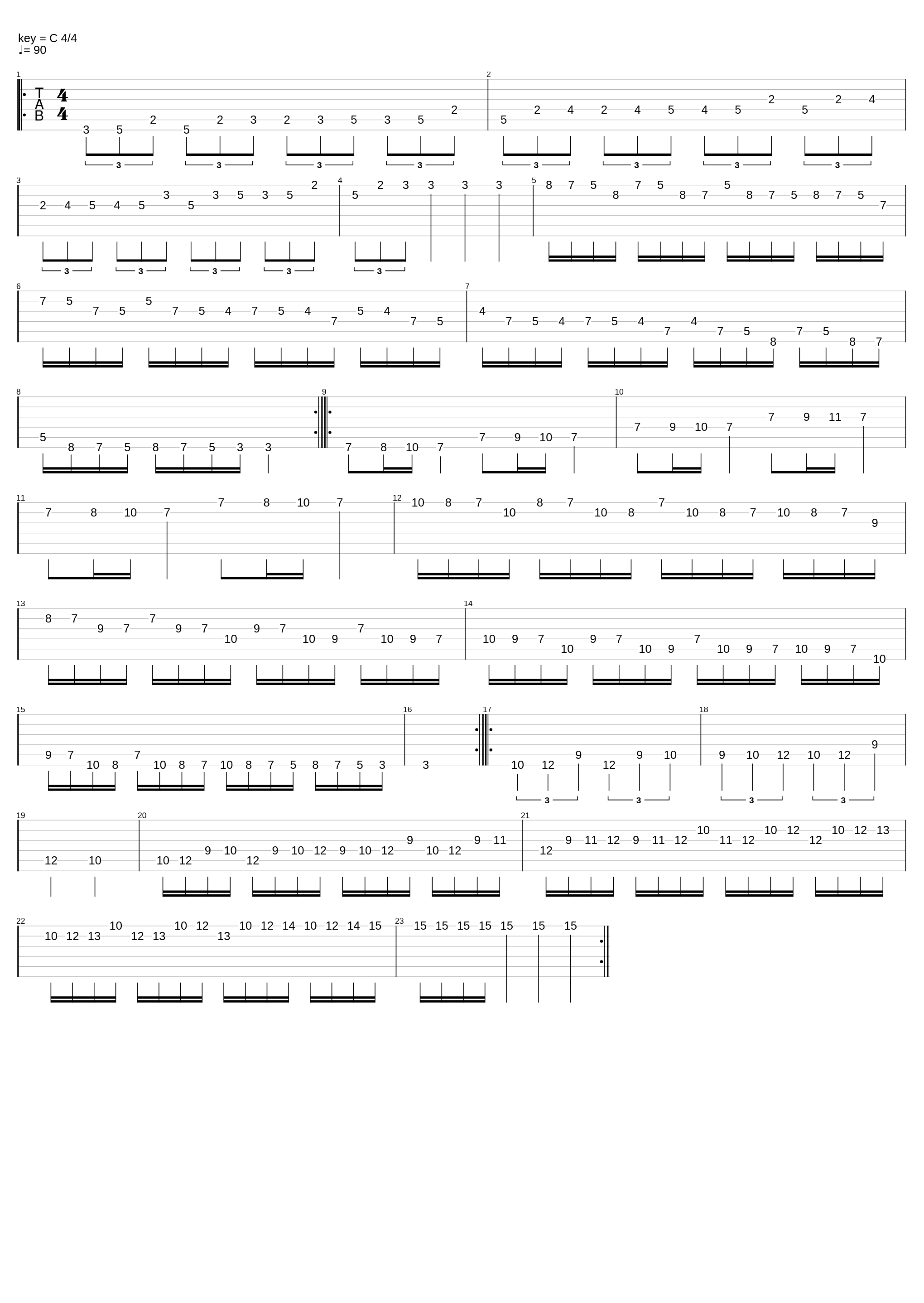 G Major Scale Practice_Paul Tron_1