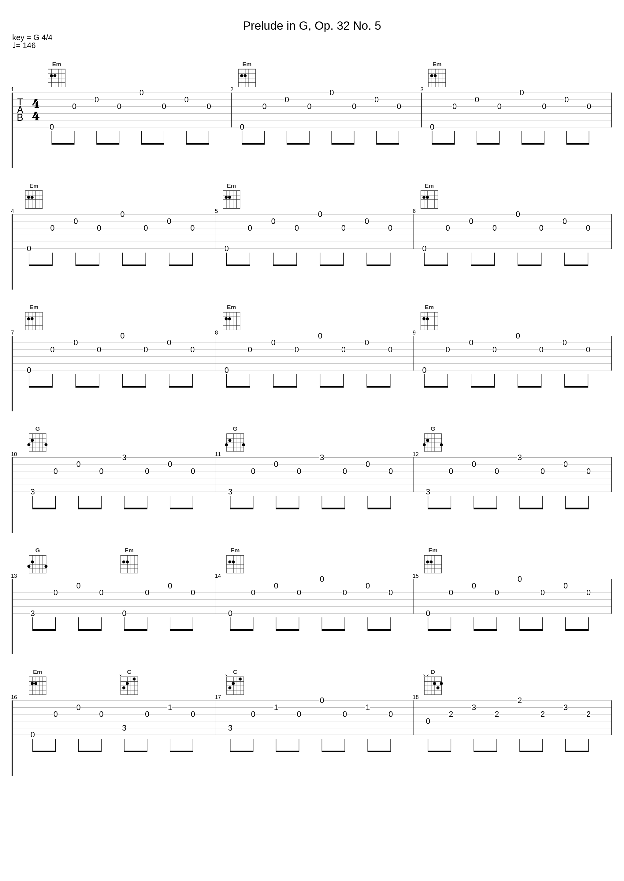 Prelude in G, Op. 32 No. 5_Vladimir Horowitz,Sergei Rachmaninoff_1