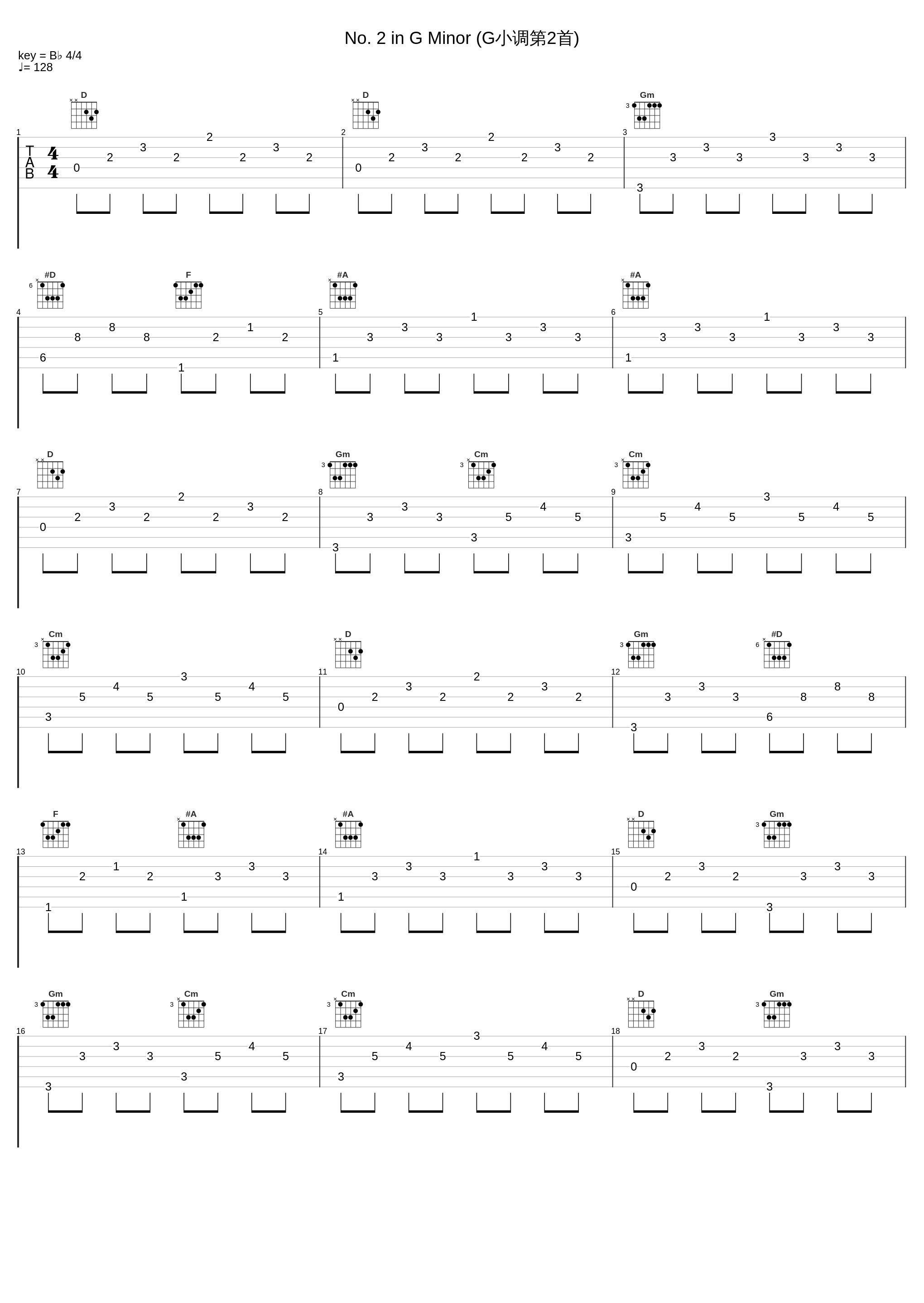 No. 2 in G Minor (G小调第2首)_Pavel Egorov_1