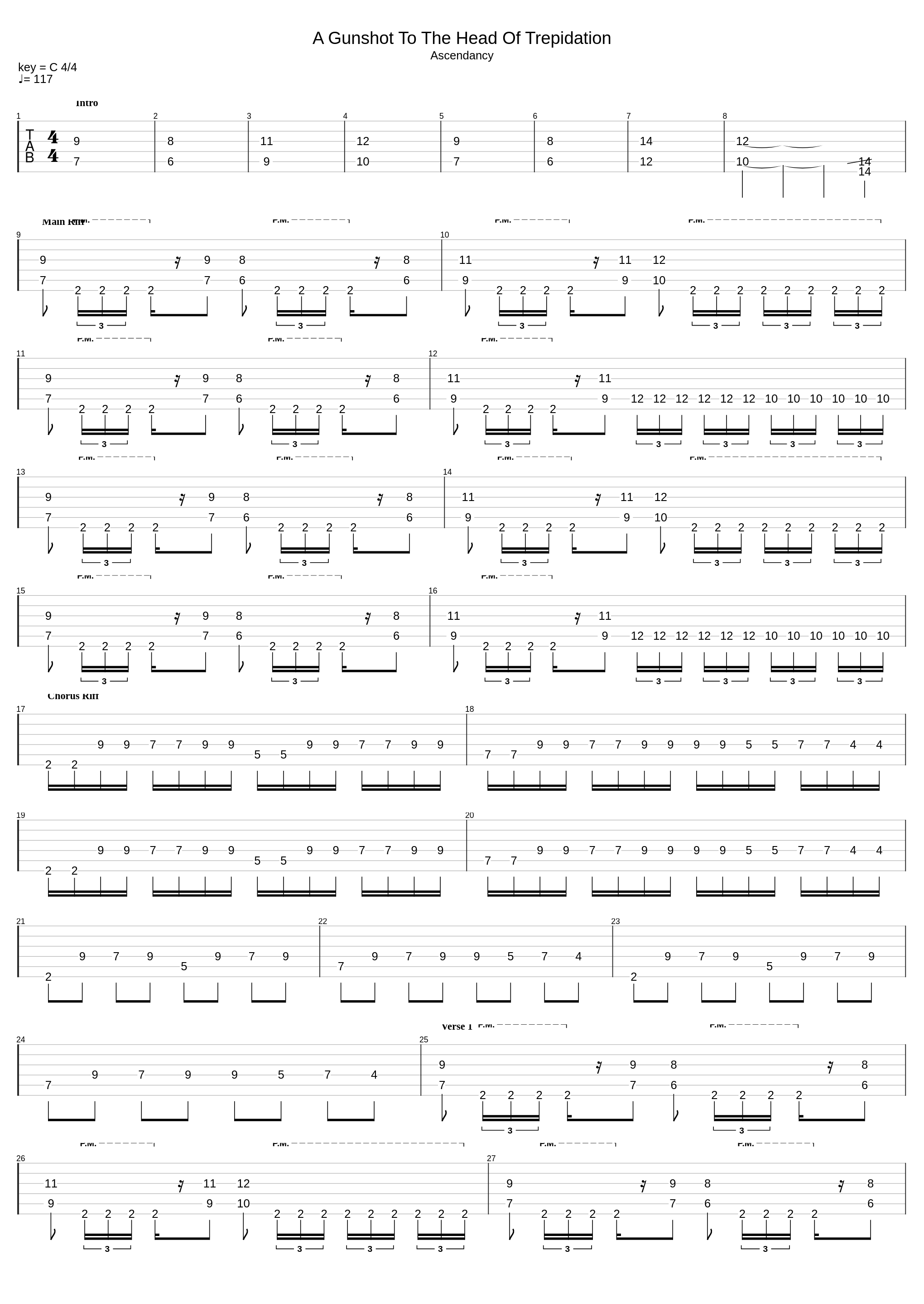 A Gunshot to the Head of Trepidation (Drop C)_Trivium_1