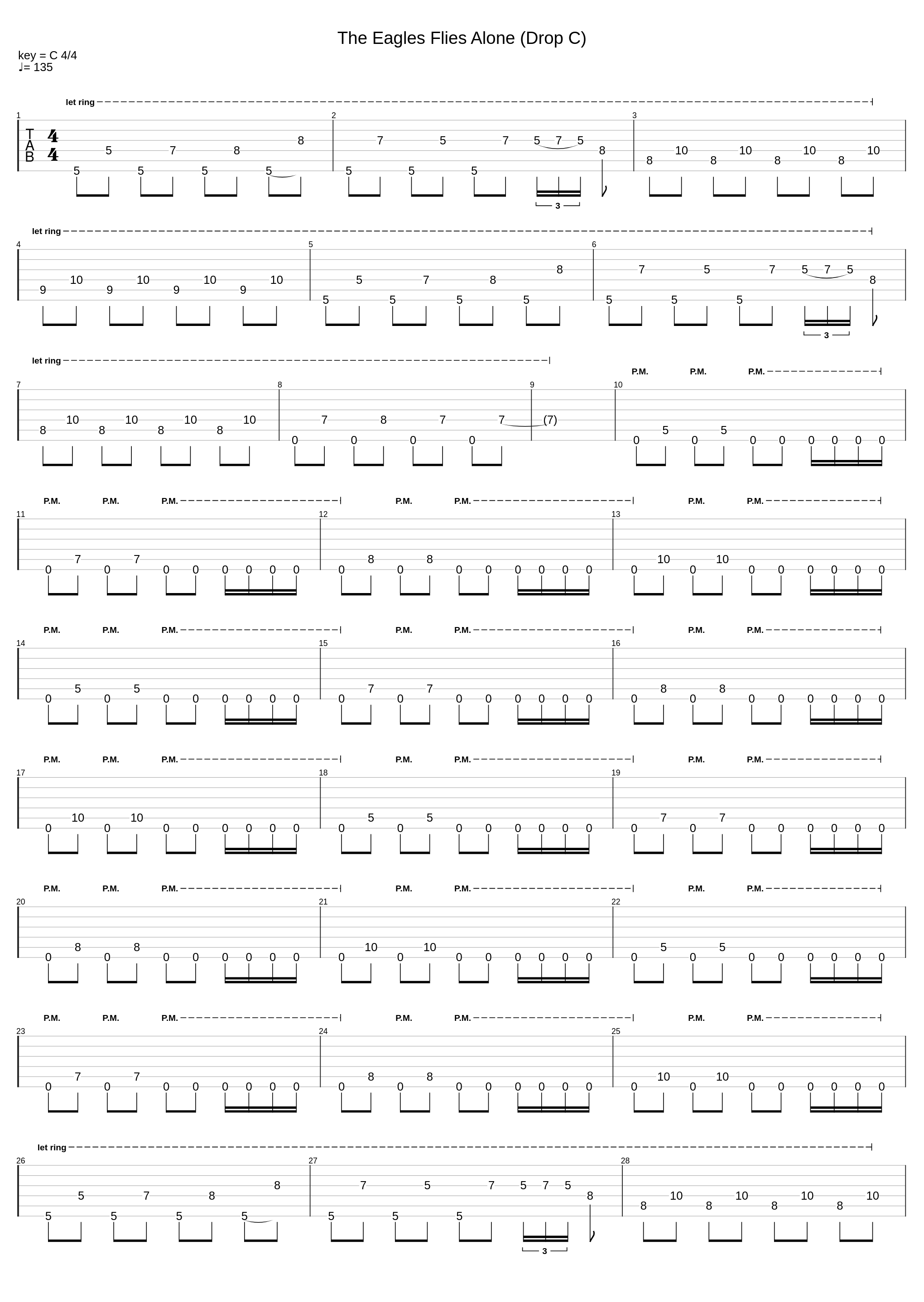 The Eagles Flies Alone (Drop C)_Arch Enemy_1