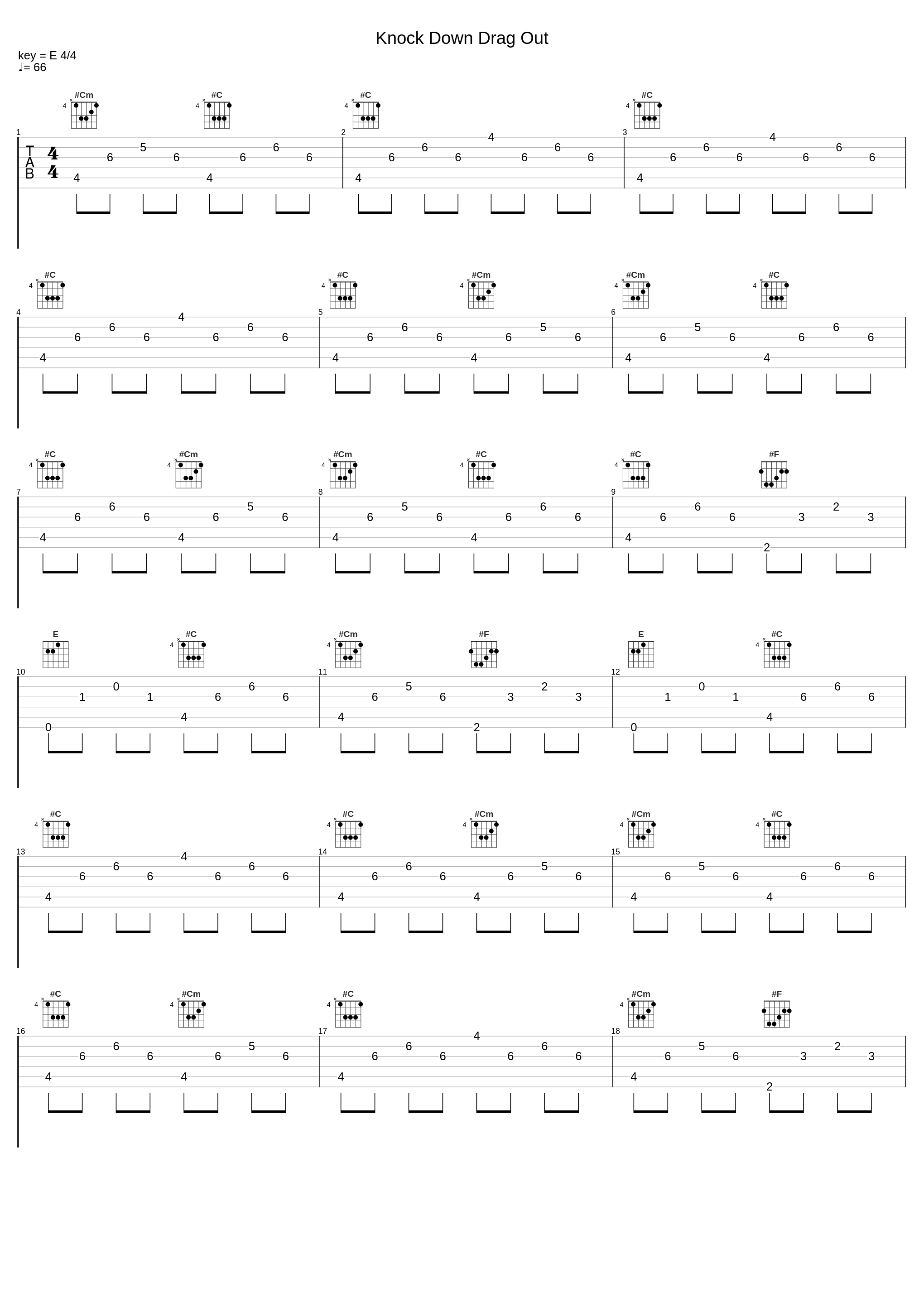 Knock Down Drag Out_Red Line Chemistry_1