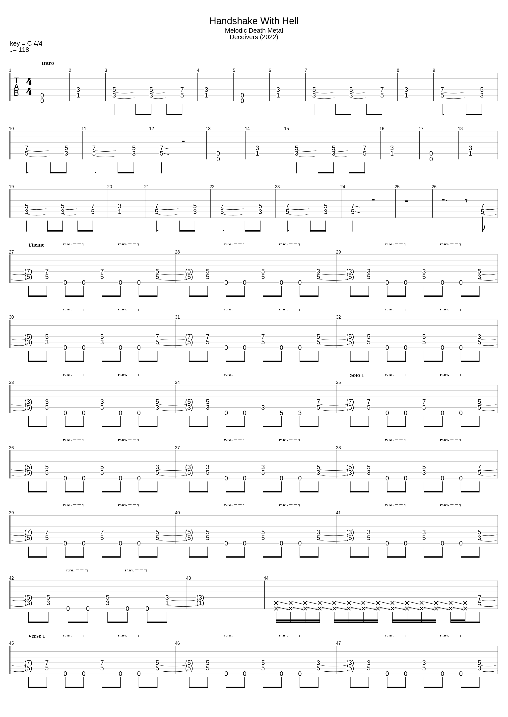 Handshake With Hell (Drop C)_Arch Enemy_1
