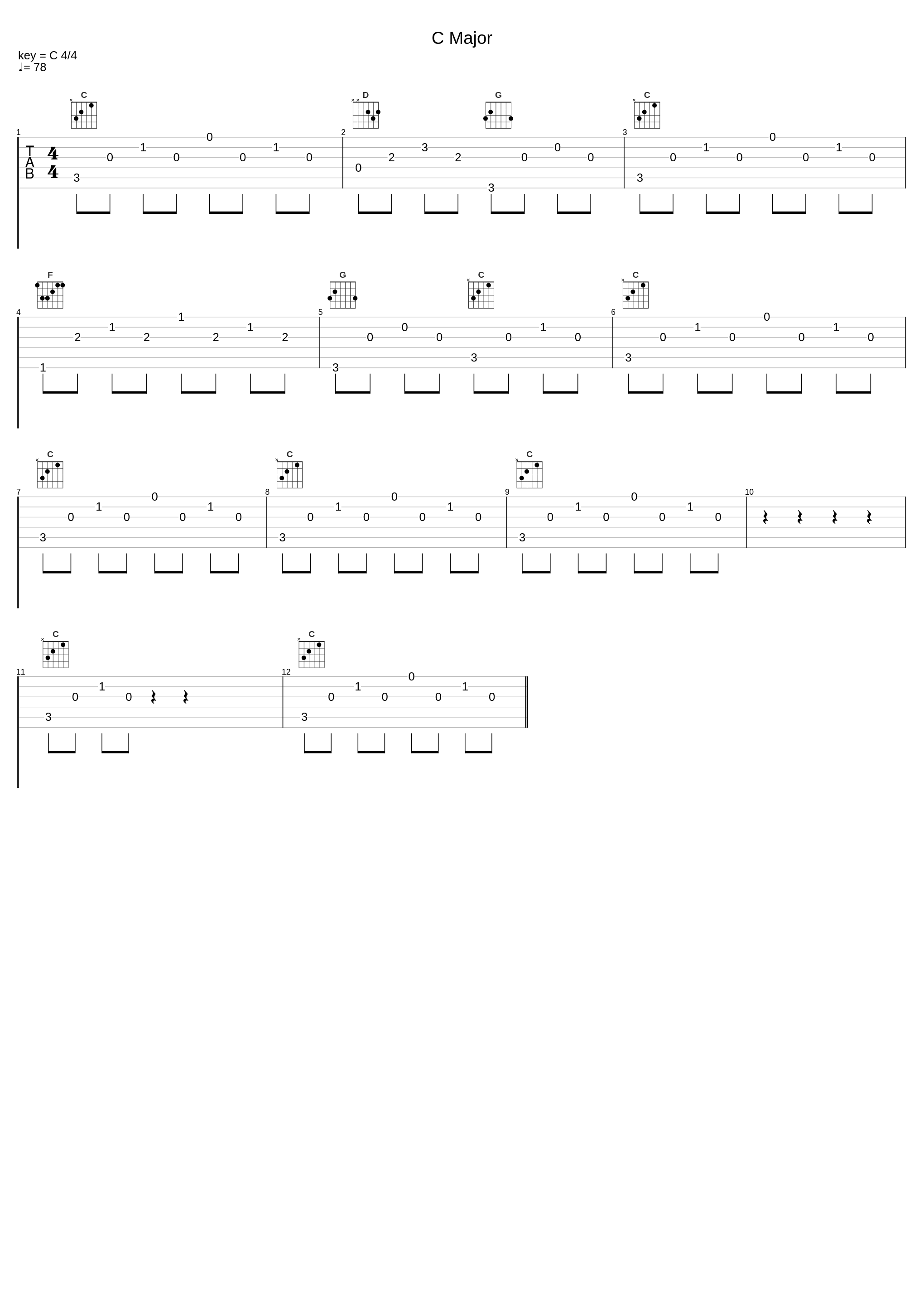 C Major_Sergio Fiorentino_1