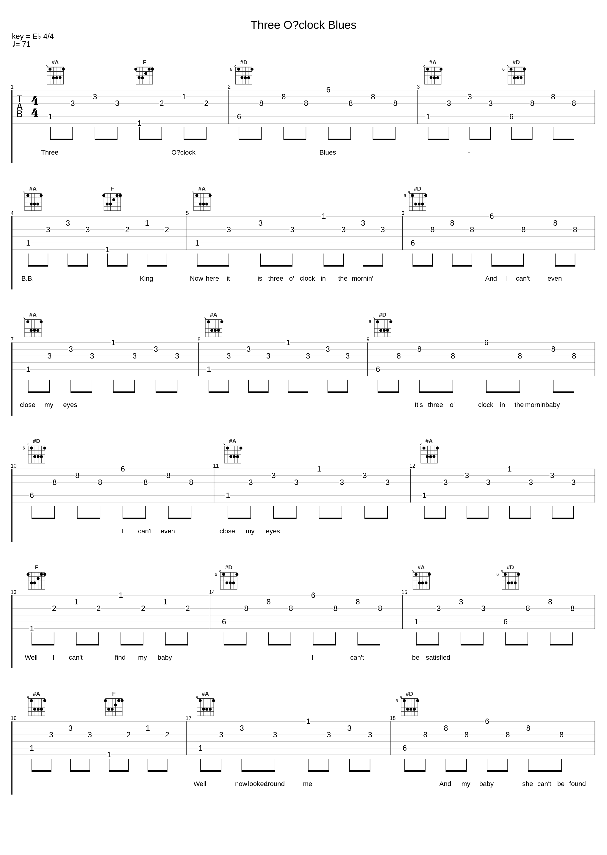 Three O´clock Blues_B.B. King_1