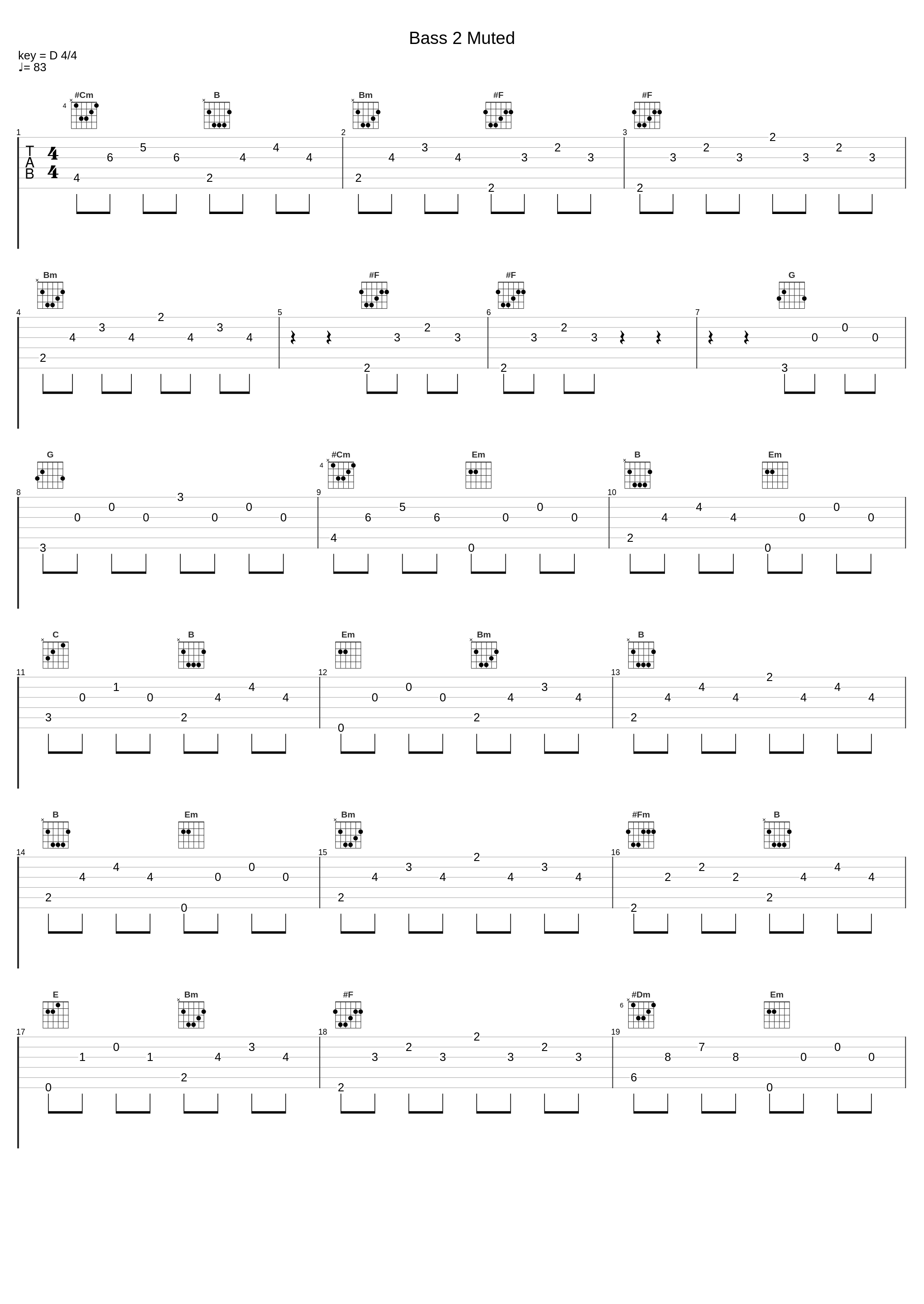 Bass 2 Muted_Matthew Curtis Choral Tracks,Franz Schmidt_1