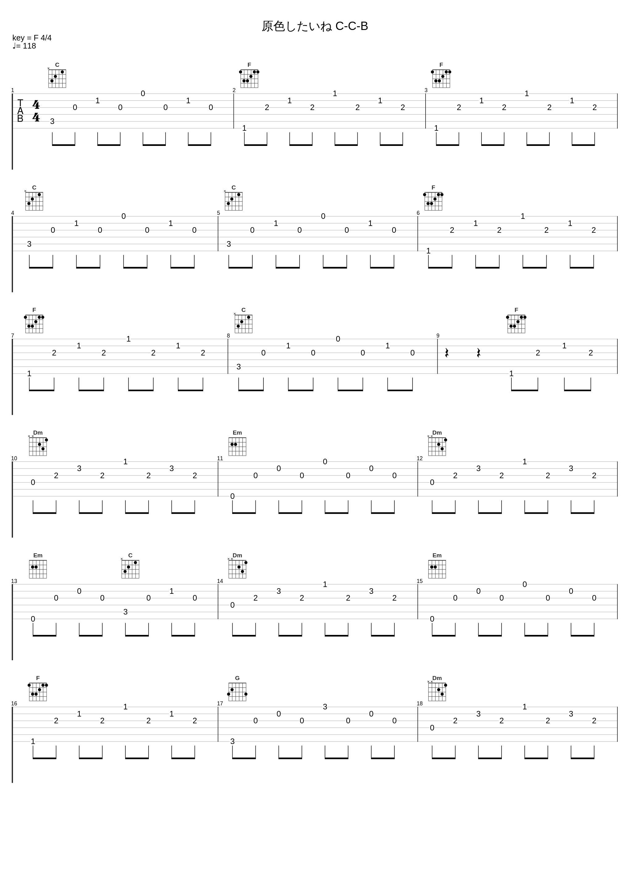 原色したいね C-C-B_V.A._1