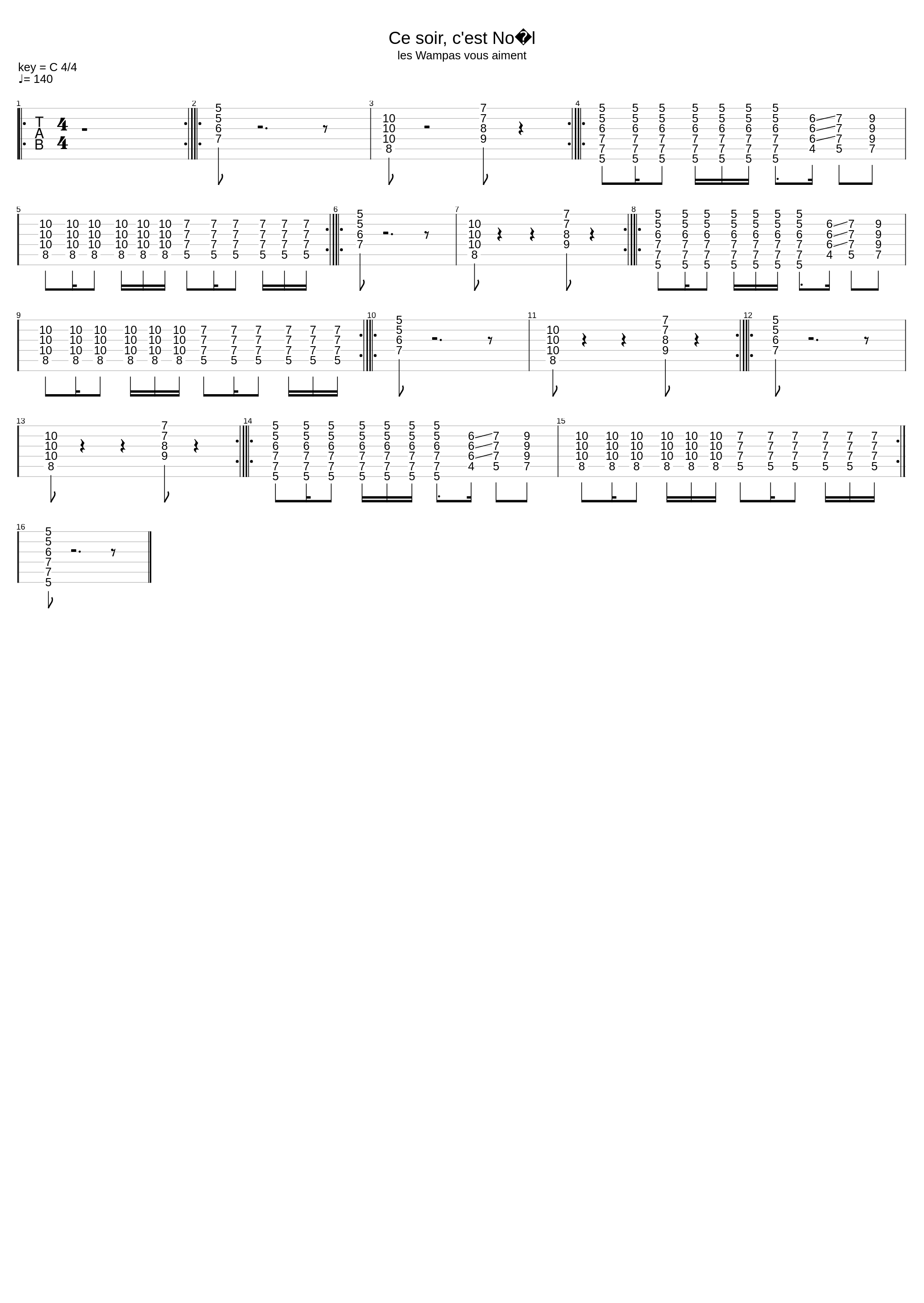 Ce Soir, C'est Noël_Les Wampas_1