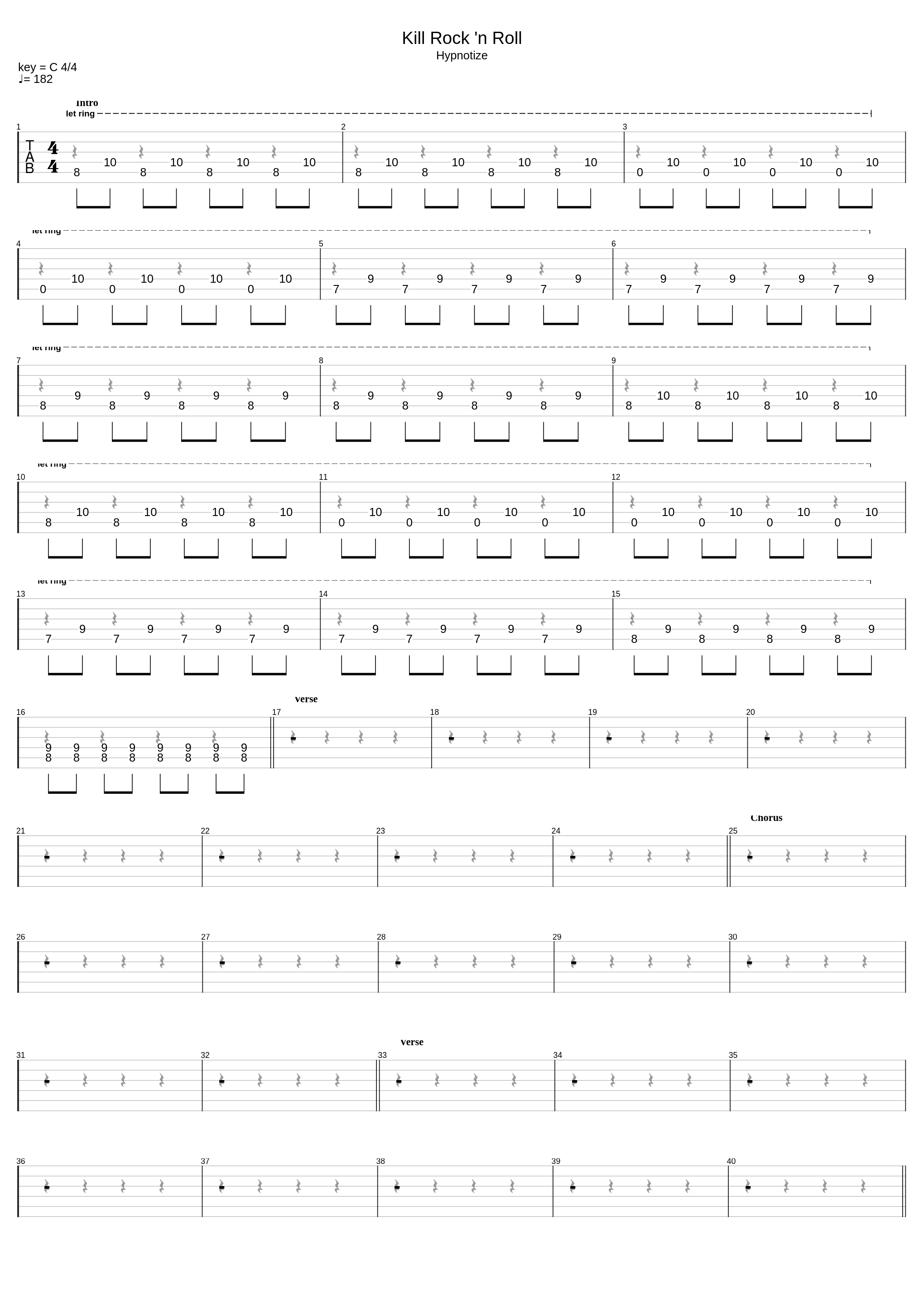 Kill Rock'n'Roll (in Drop C)_System of a Down_1