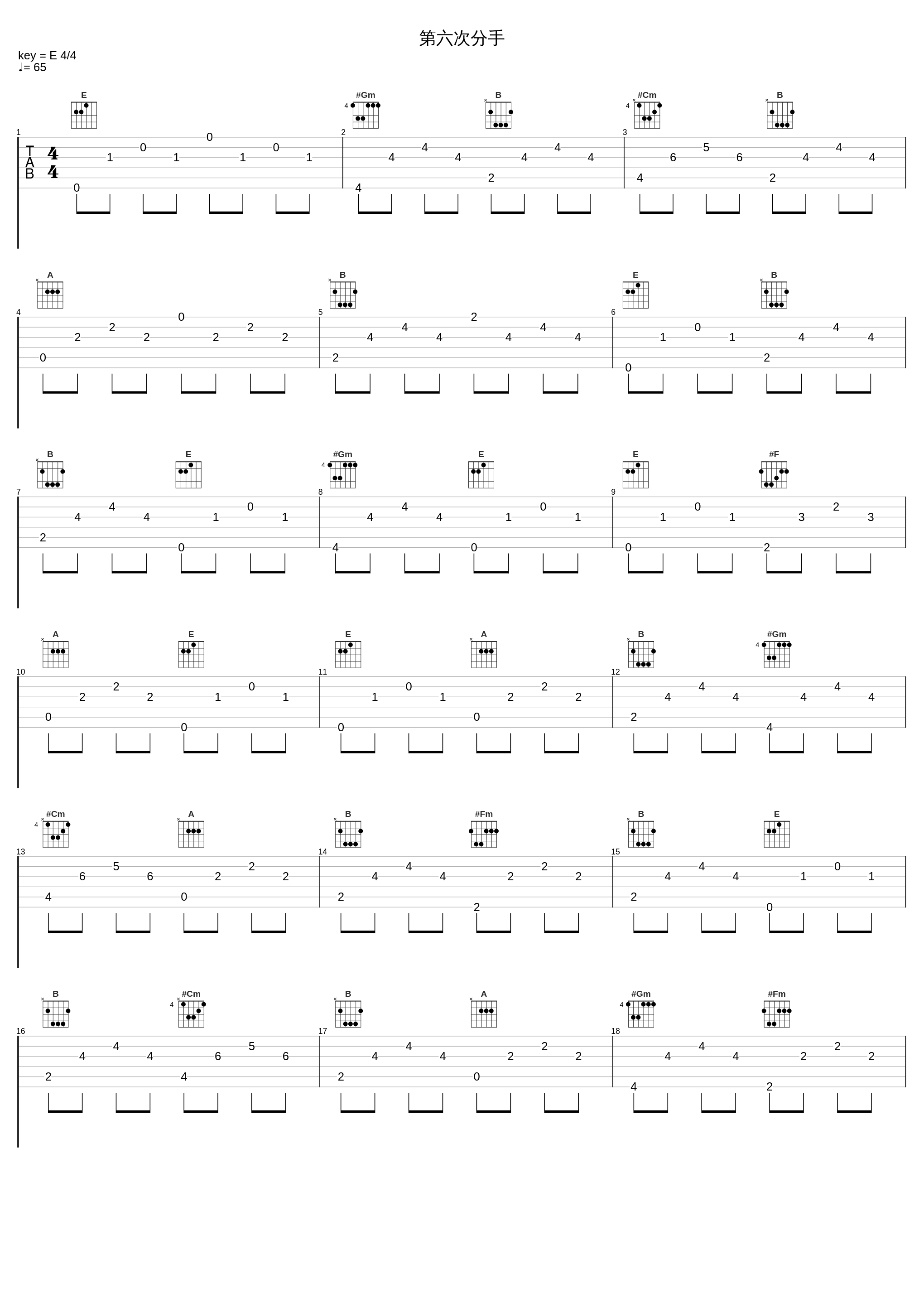 第六次分手_夏天Alex_1