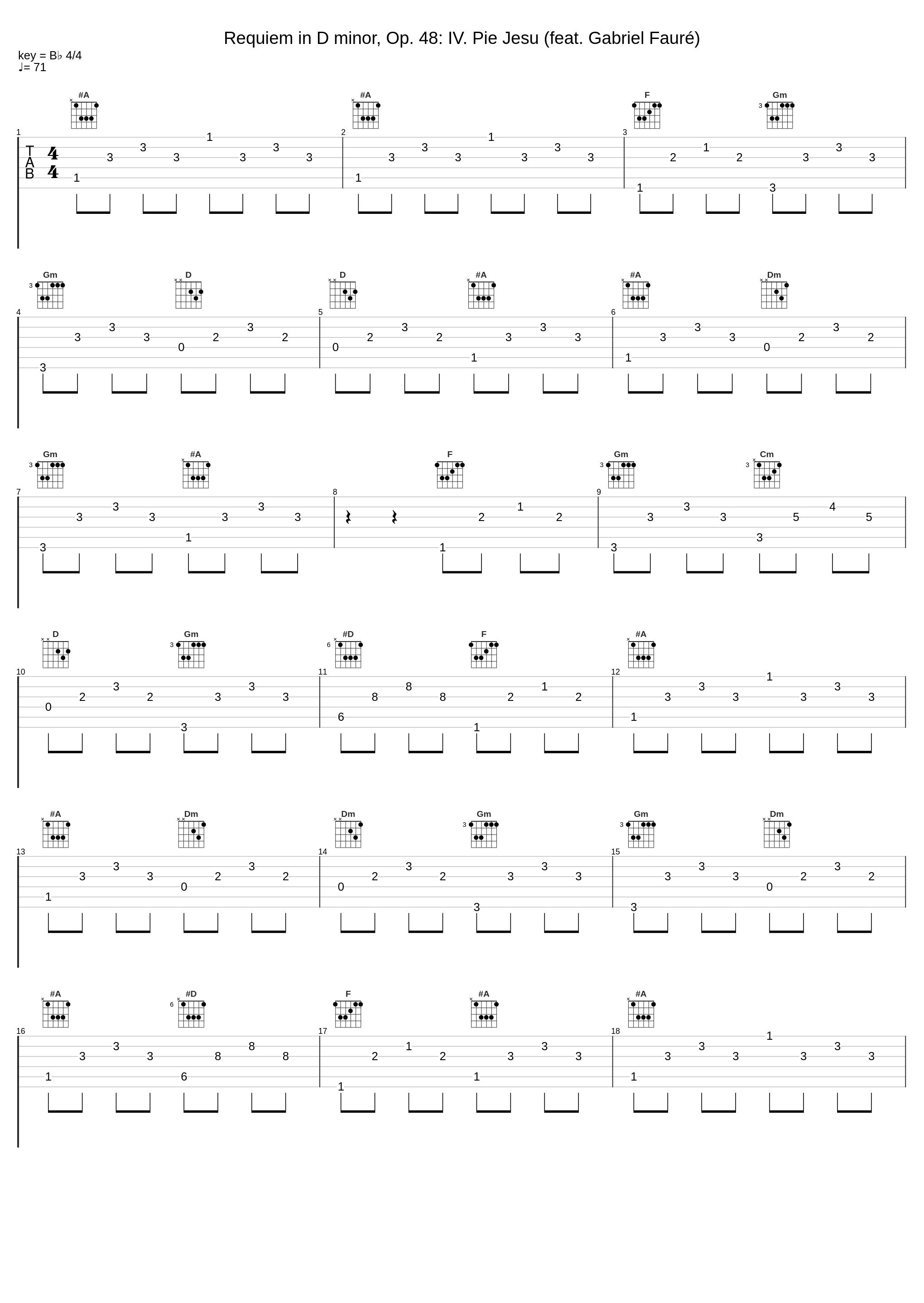 Requiem in D minor, Op. 48: IV. Pie Jesu (feat. Gabriel Fauré)_Studentenkoor Gica,Gabriel Fauré_1
