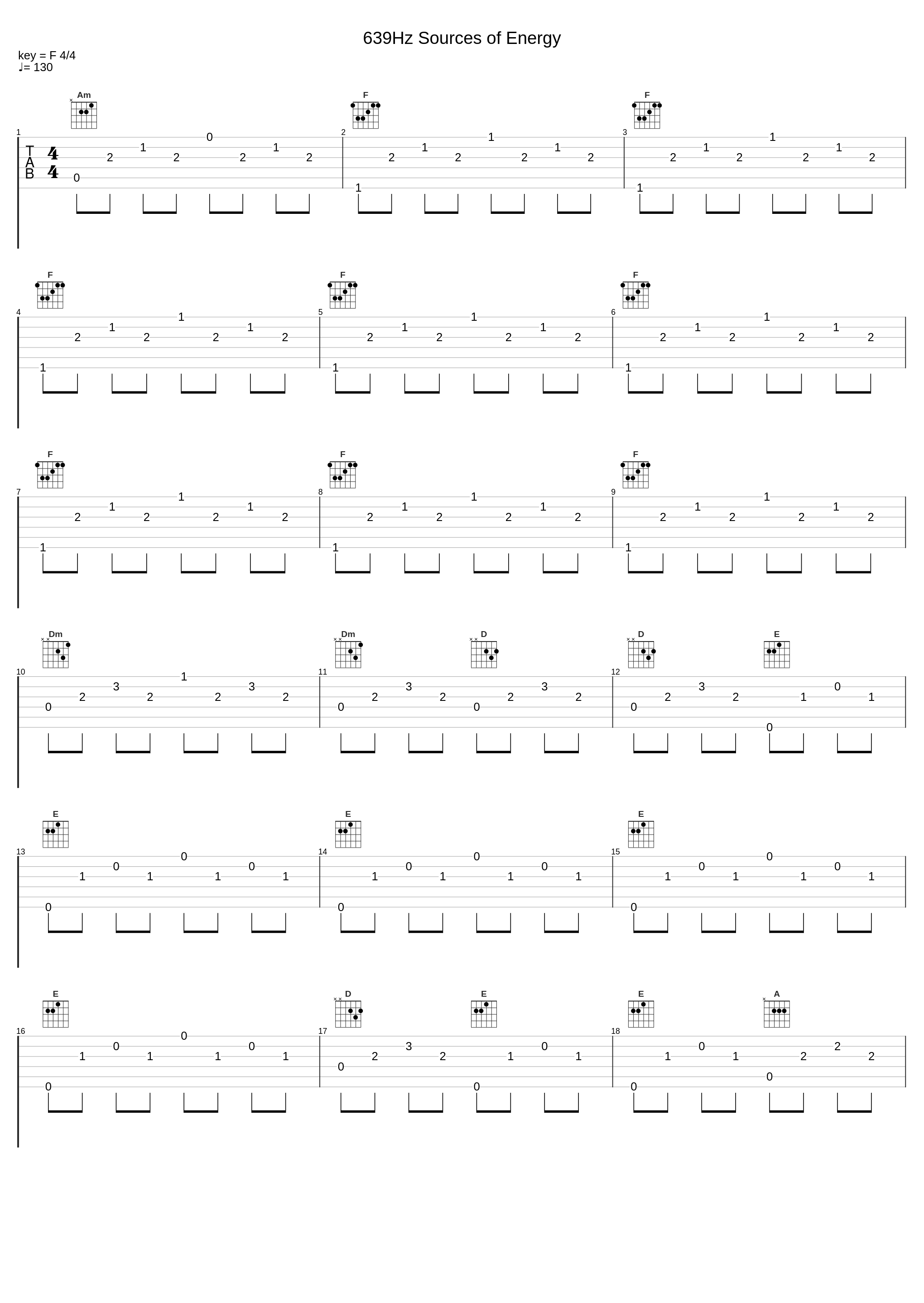 639Hz Sources of Energy_Nature Noise,White Noise_1