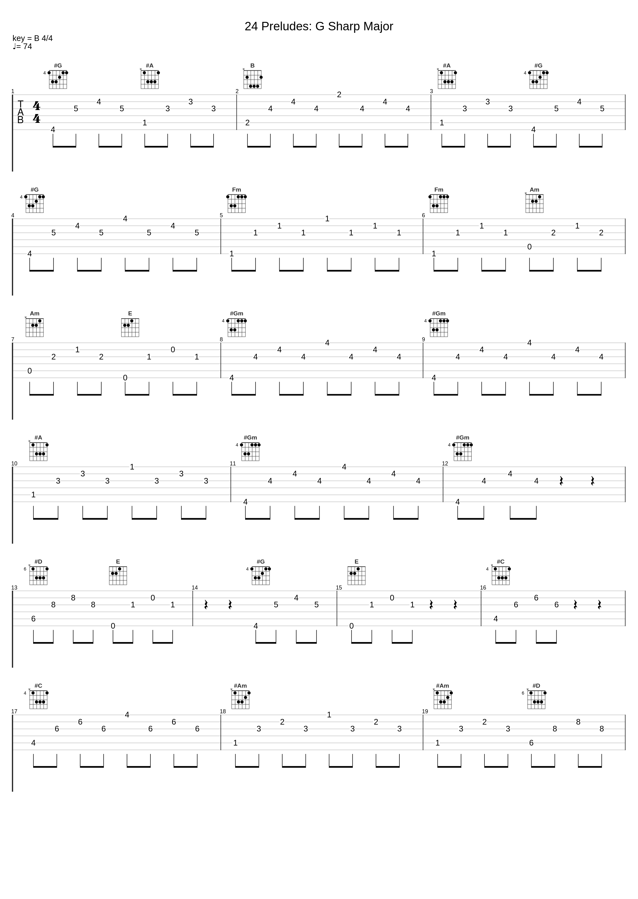 24 Preludes: G Sharp Major_Vasily Scherbakov,Dmitri Kabalevsky_1