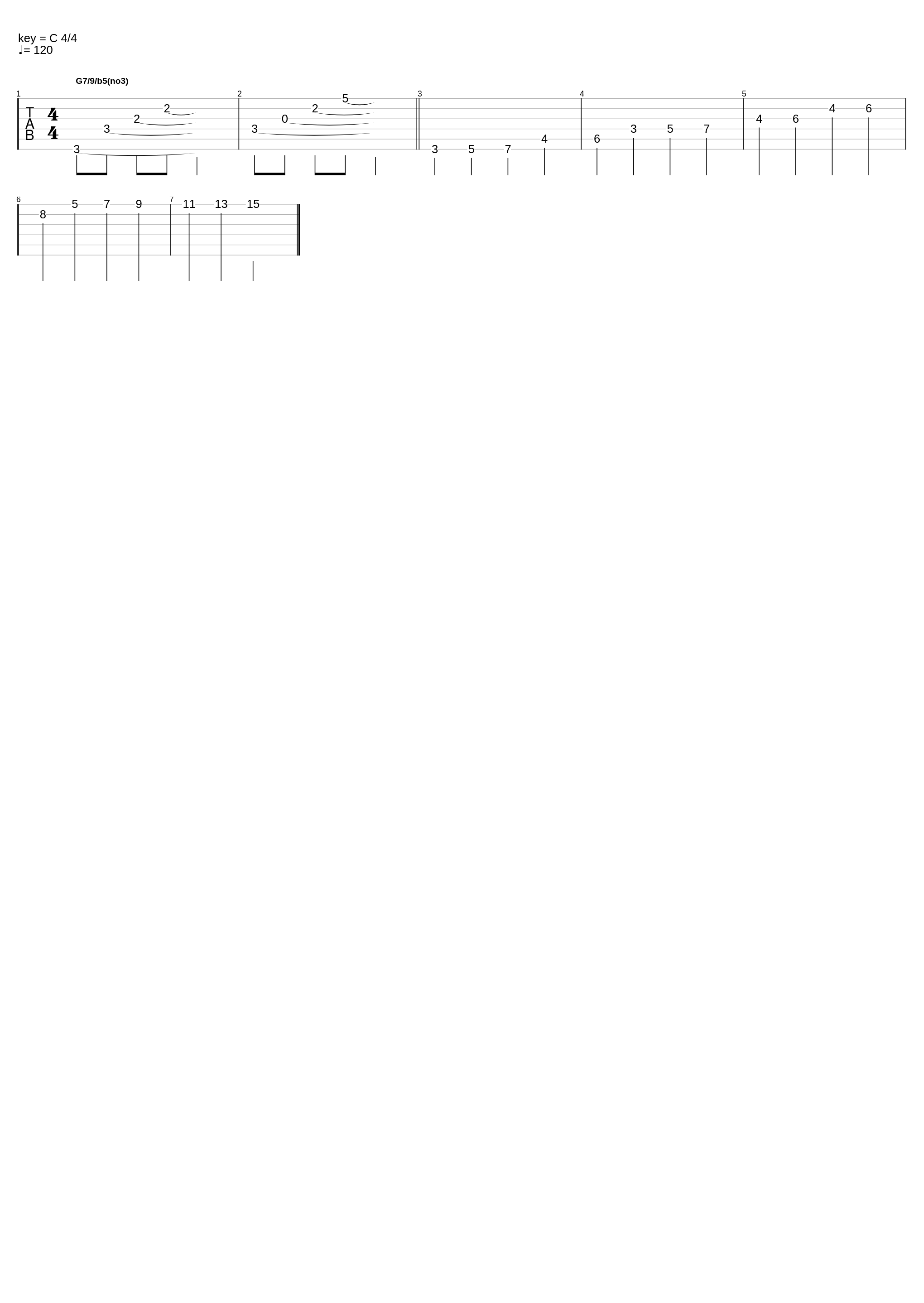 Whole Tone Scale (3 octave: from G)_Scale Man_1