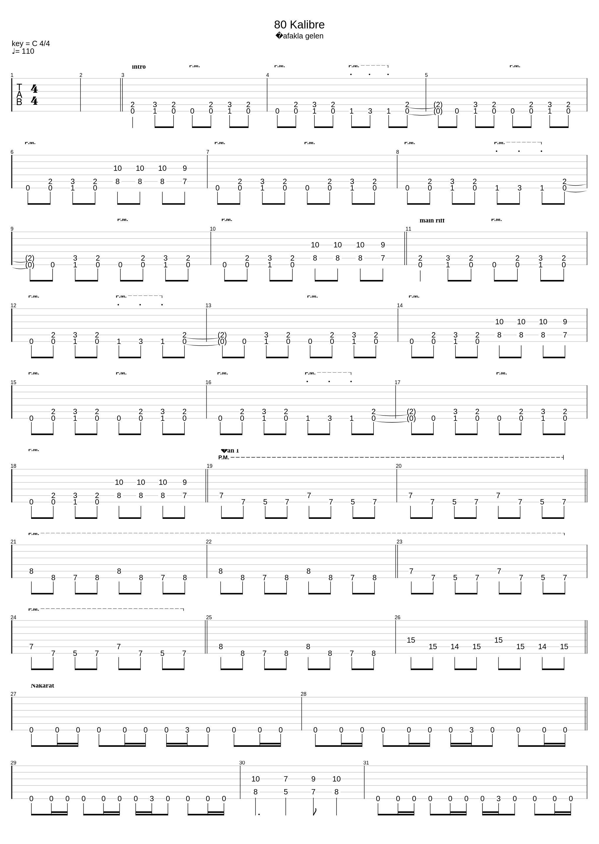 Şafakla Gelen_80 Kalibre_1