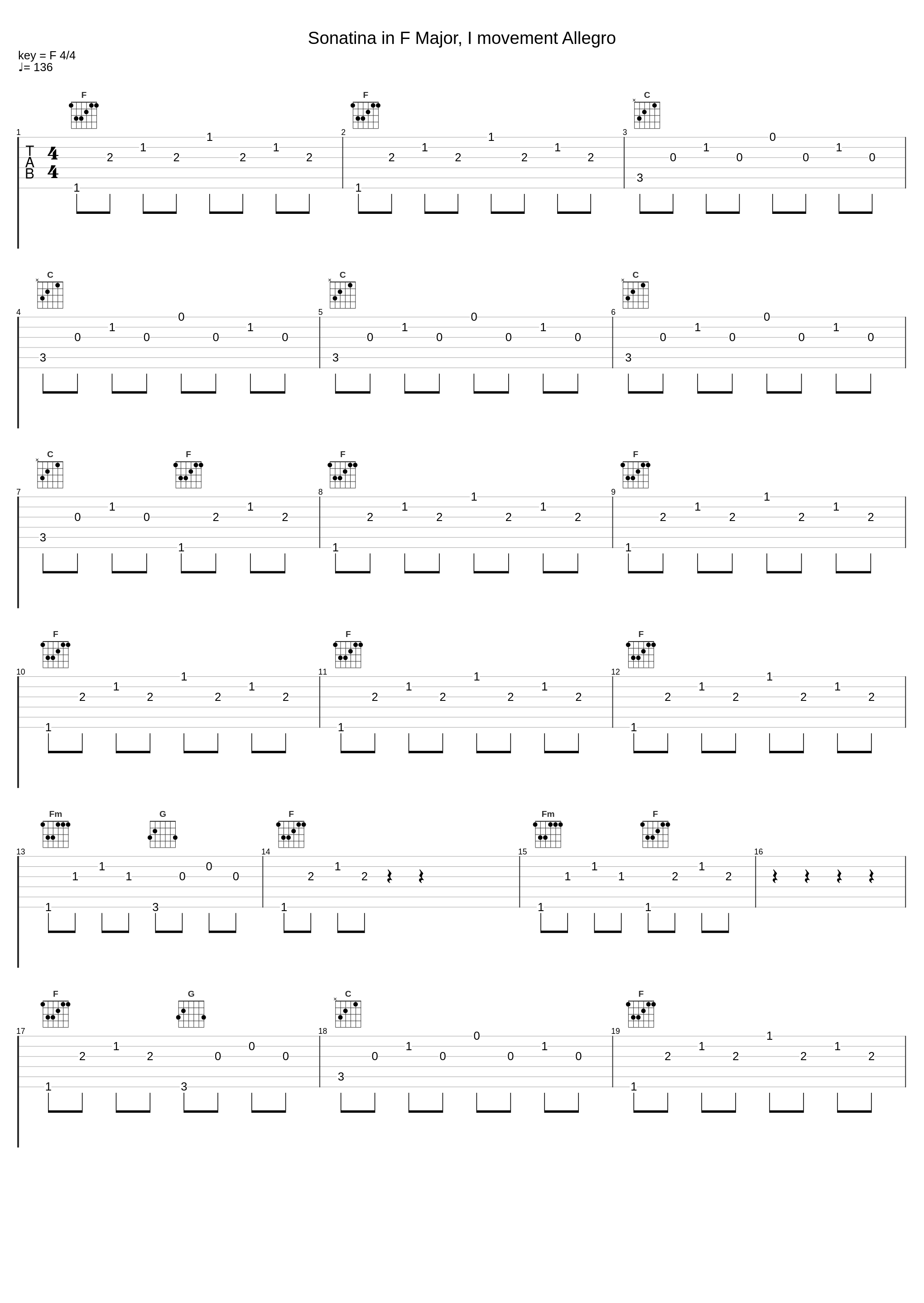 Sonatina in F Major, I movement Allegro_Baby Lullaby Music Academy,Renato Ferrari,Baby Sleep Music Academy,Ludwig van Beethoven_1