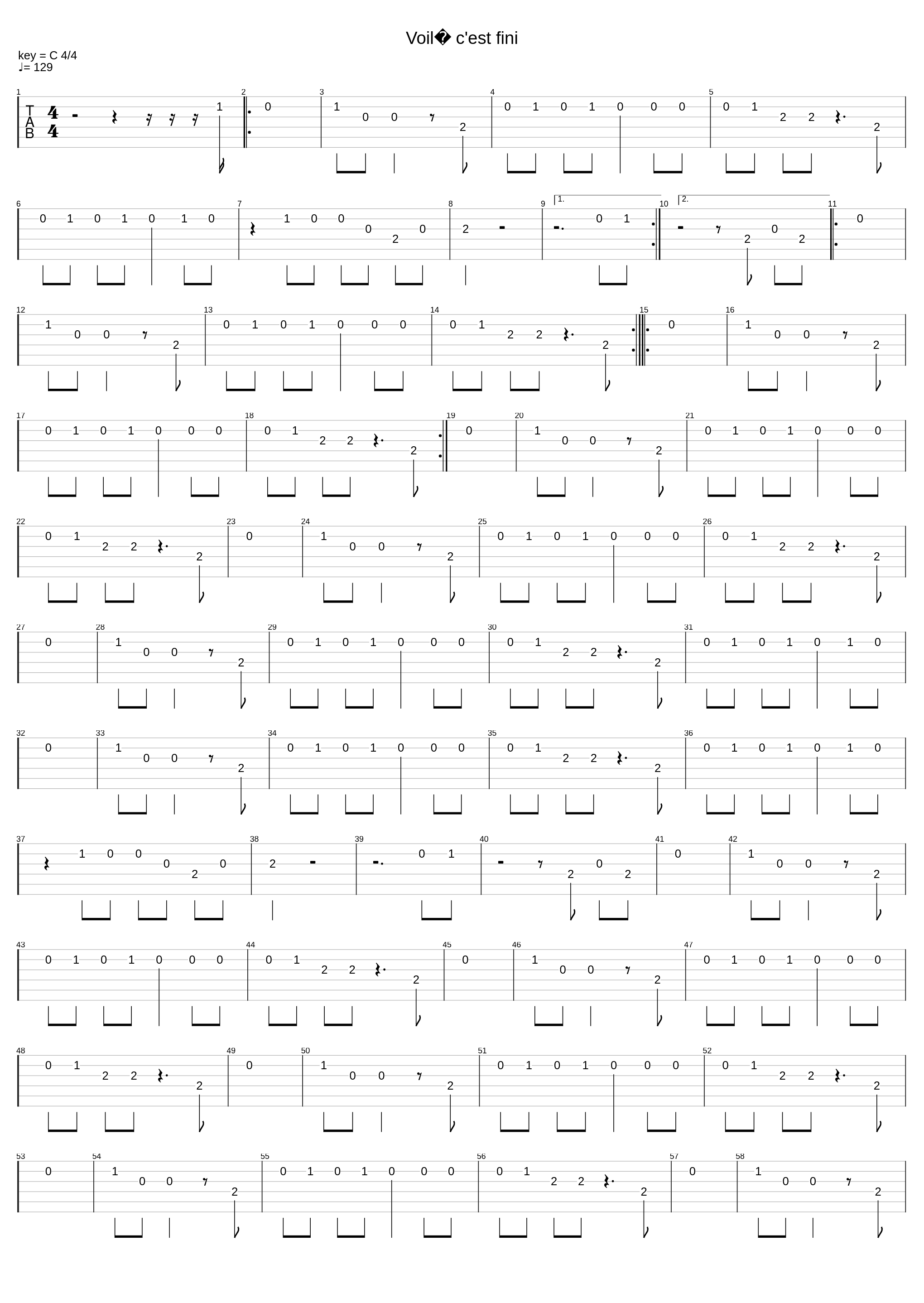 Voilà C'est Fini_Jean-Louis Aubert_1