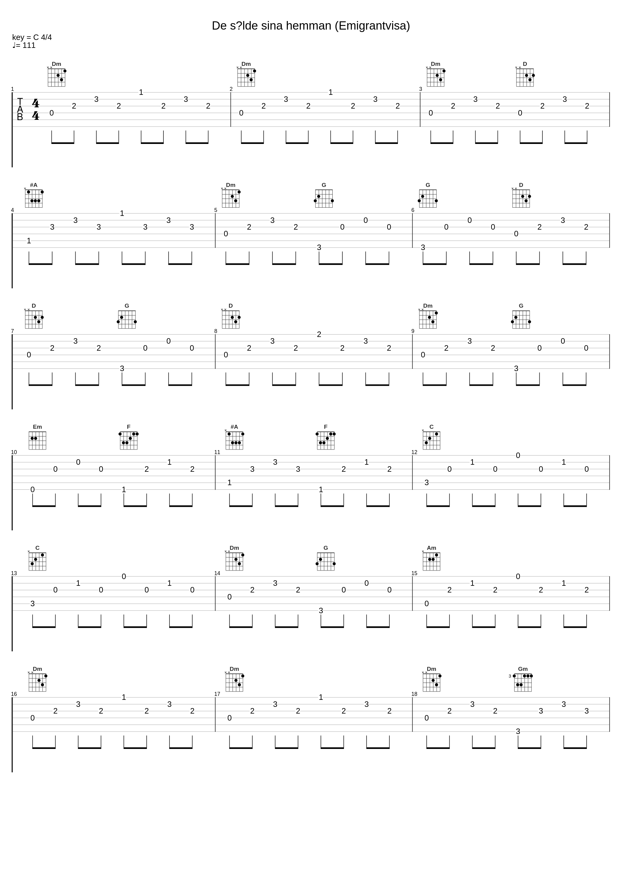 De sålde sina hemman (Emigrantvisa)_Jan Johansson_1