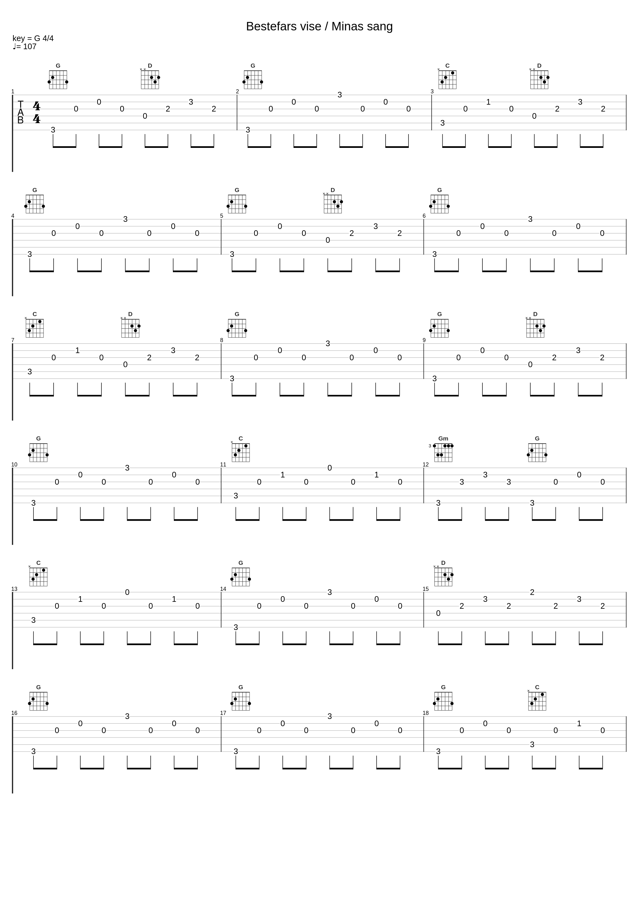 Bestefars vise / Minas sang_Åge Aleksandersen_1