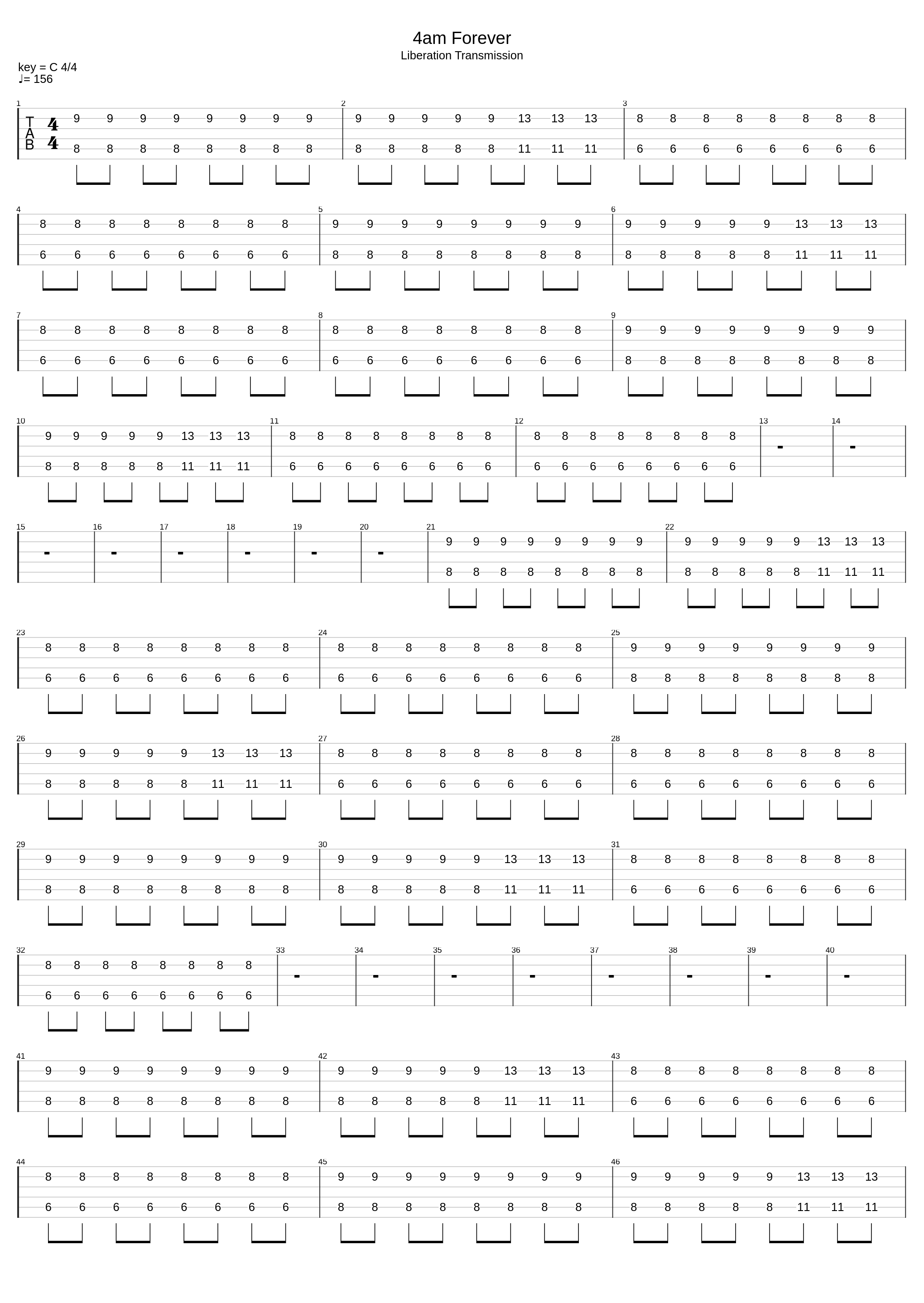 4AM Forever (Drop C)_Lostprophets_1