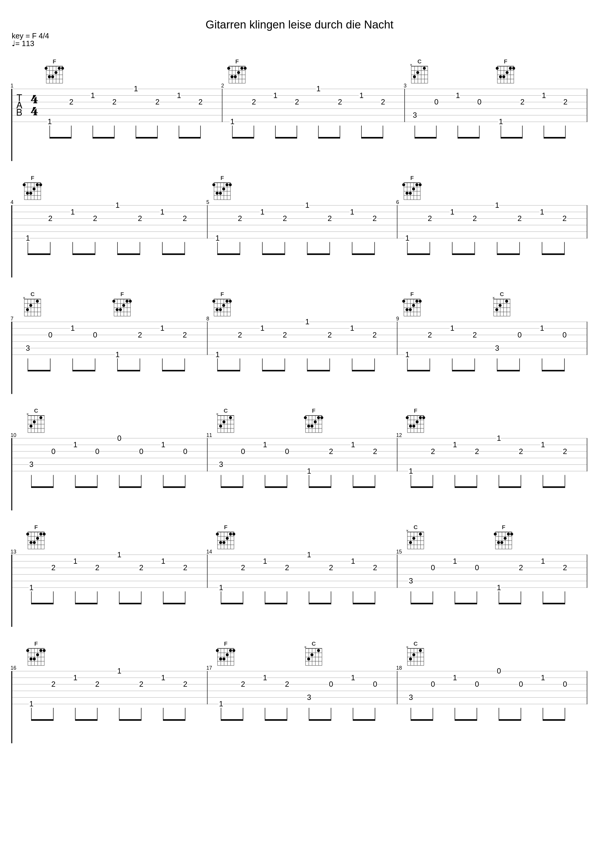 Gitarren klingen leise durch die Nacht_G.G. Anderson_1