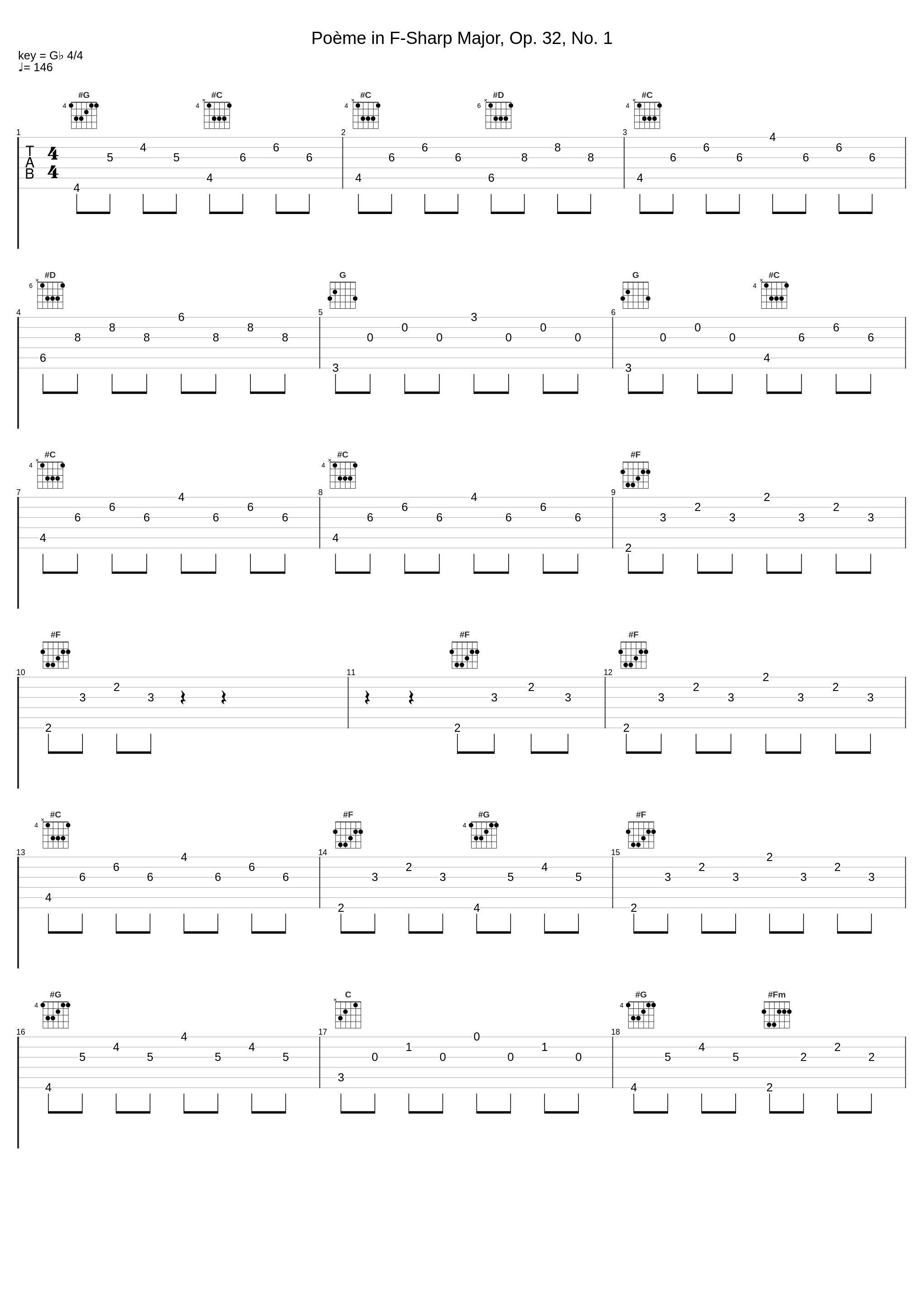 Poème in F-Sharp Major, Op. 32, No. 1_Vladimir Horowitz,Alexander Scriabin_1