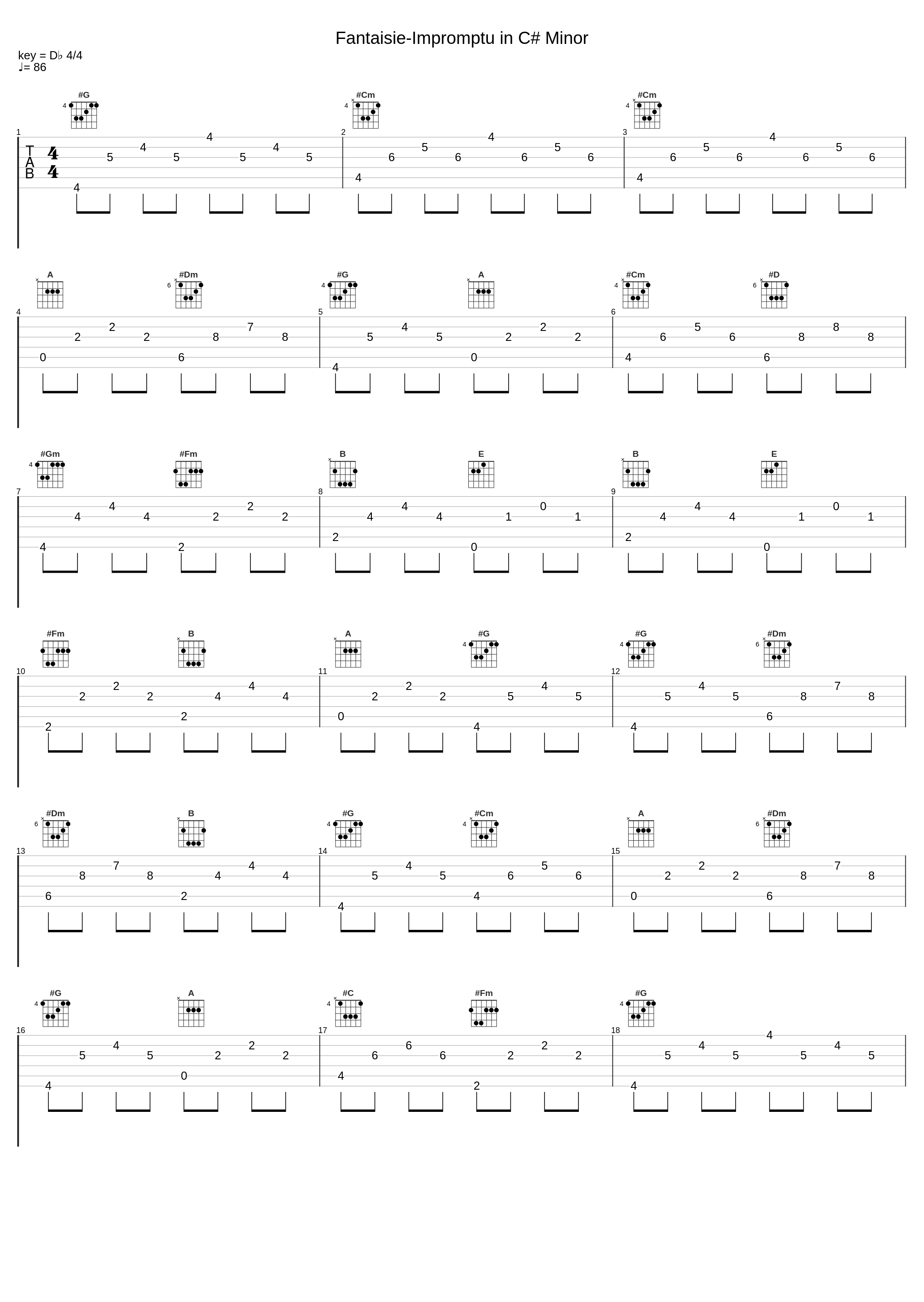 Fantaisie-Impromptu in C# Minor_Frédéric Chopin_1